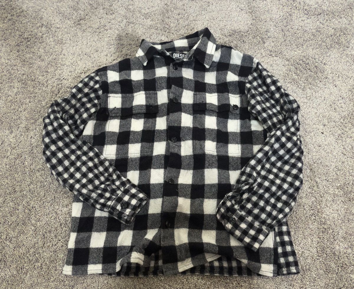 Diesel Diesel Black and White flannel Size US S / EU 44-46 / 1 - 1 Thumbnail