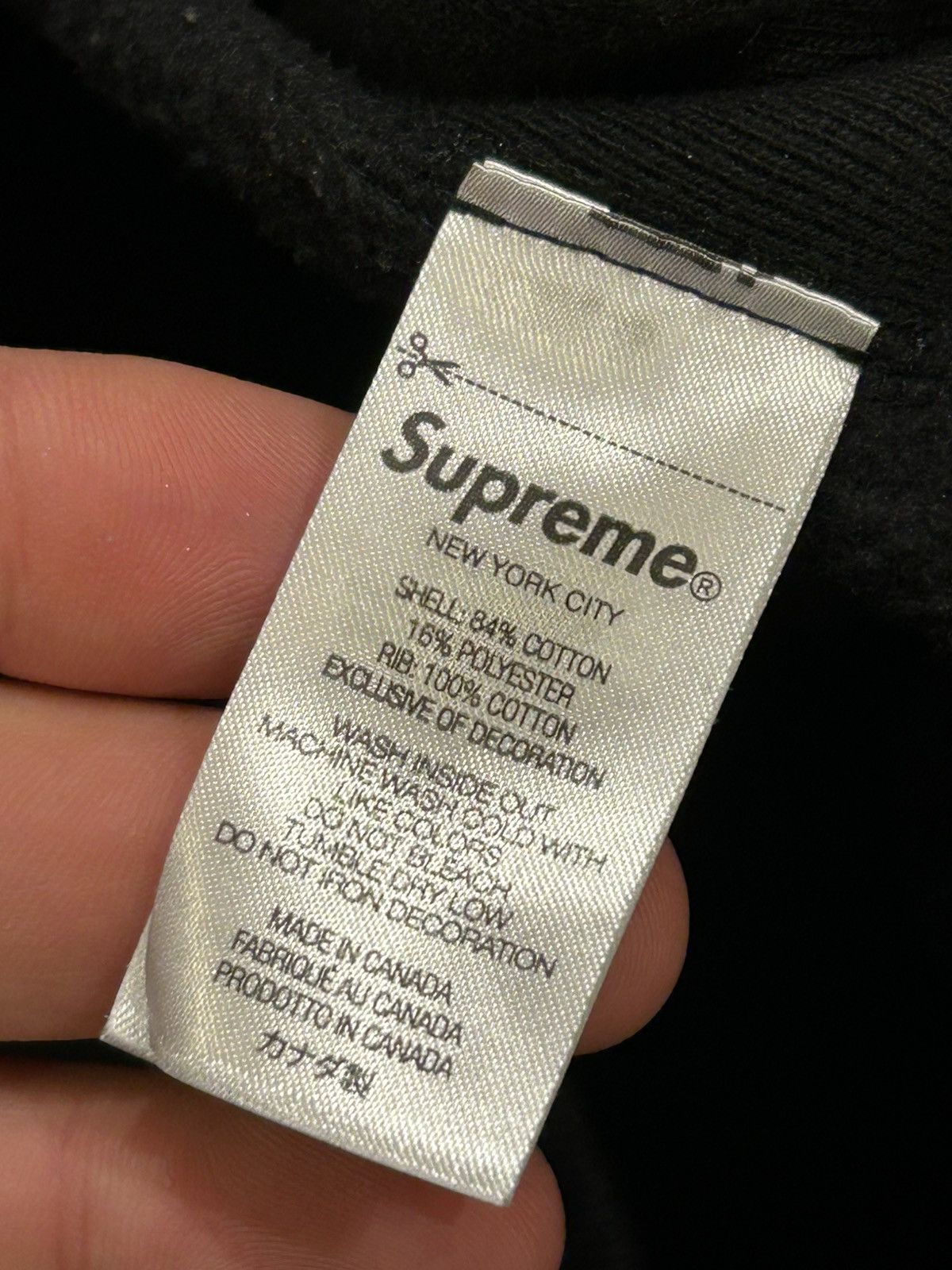 Supreme Supreme Raised Script Hoodie Size US L / EU 52-54 / 3 - 5 Thumbnail