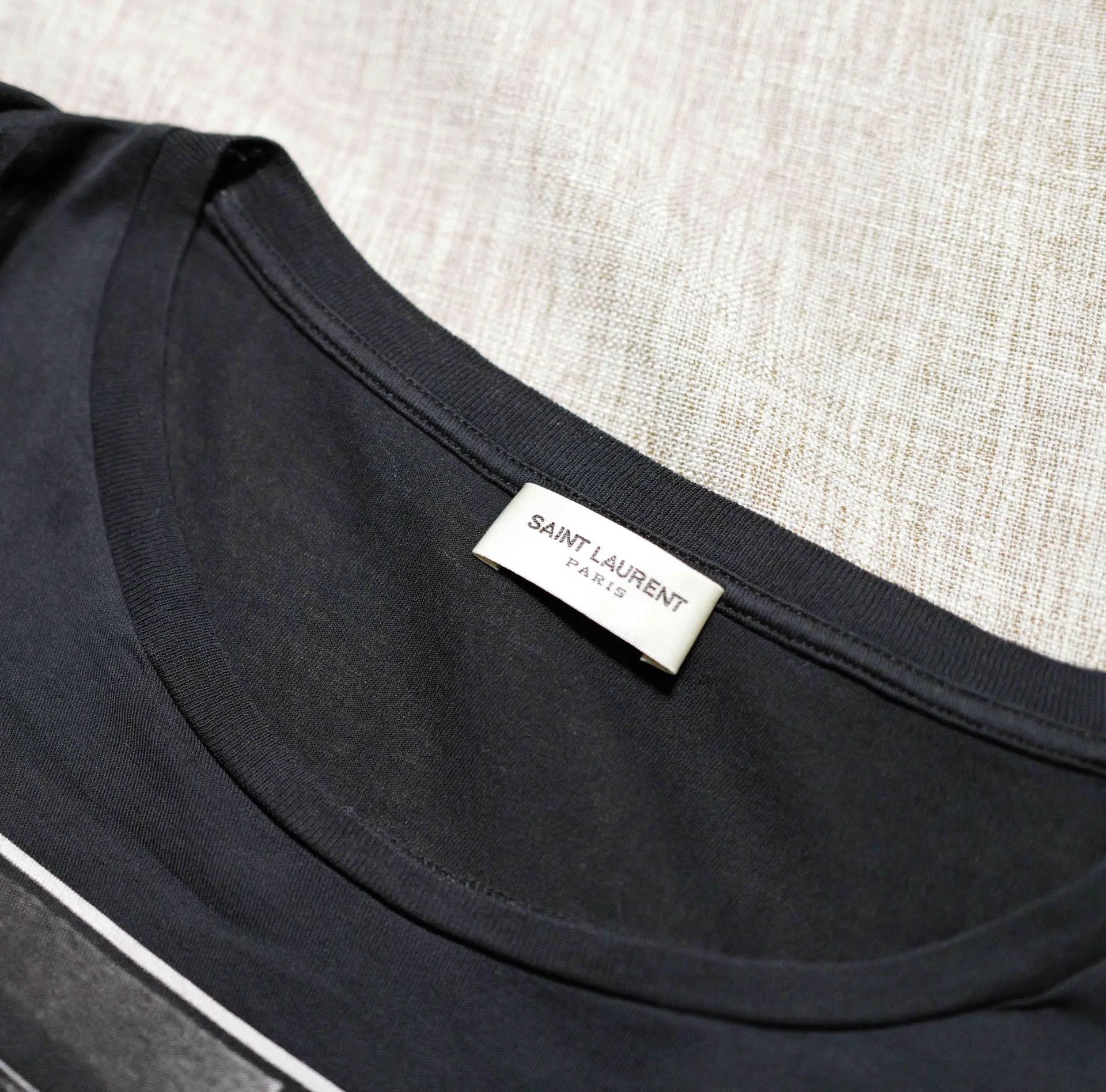 Saint Laurent Paris SLP 15SS Bruce Conner x Print Black Tee L Size L / US 10 / IT 46 - 3 Thumbnail