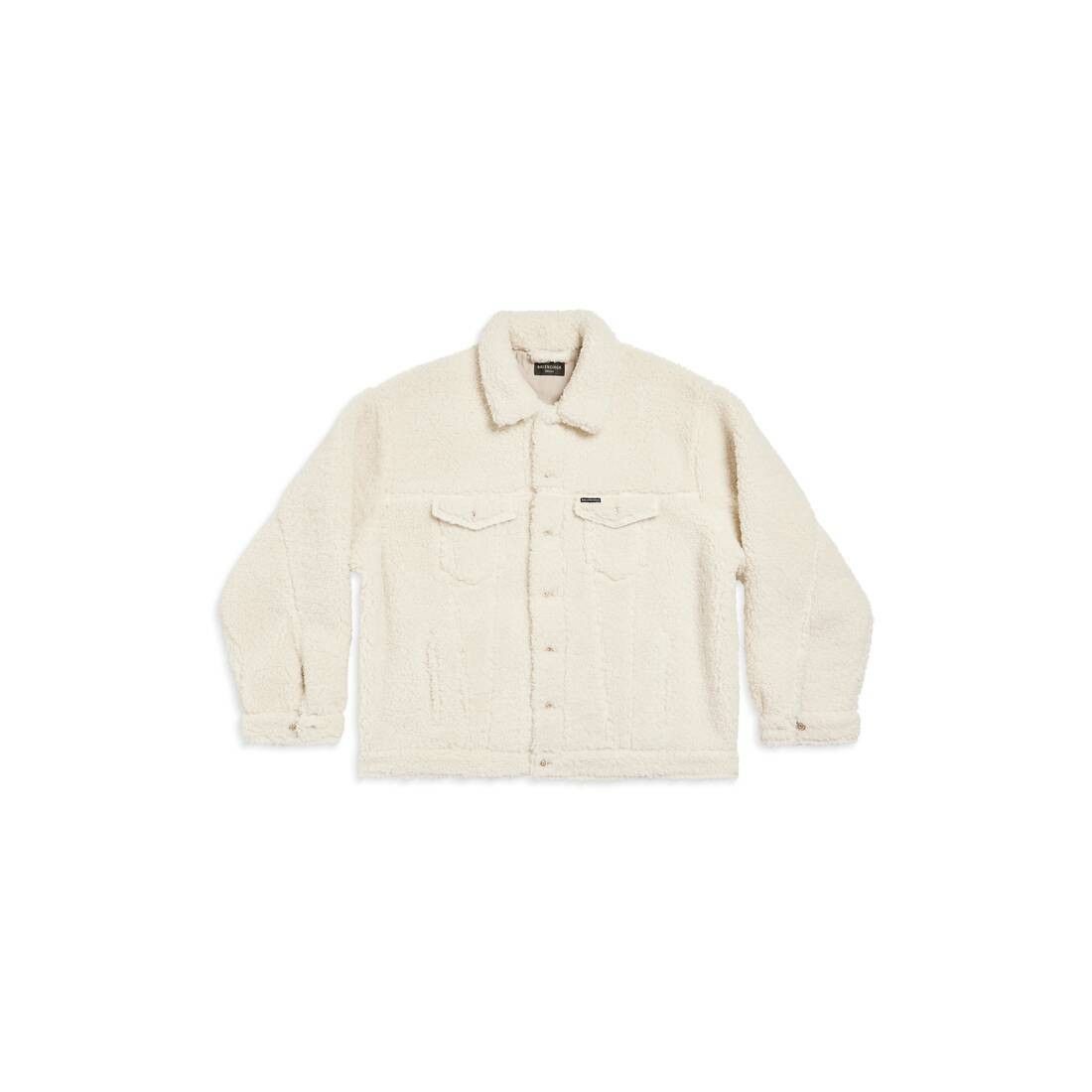 o1tr1nto1025 Oversized Jacket in Ivory