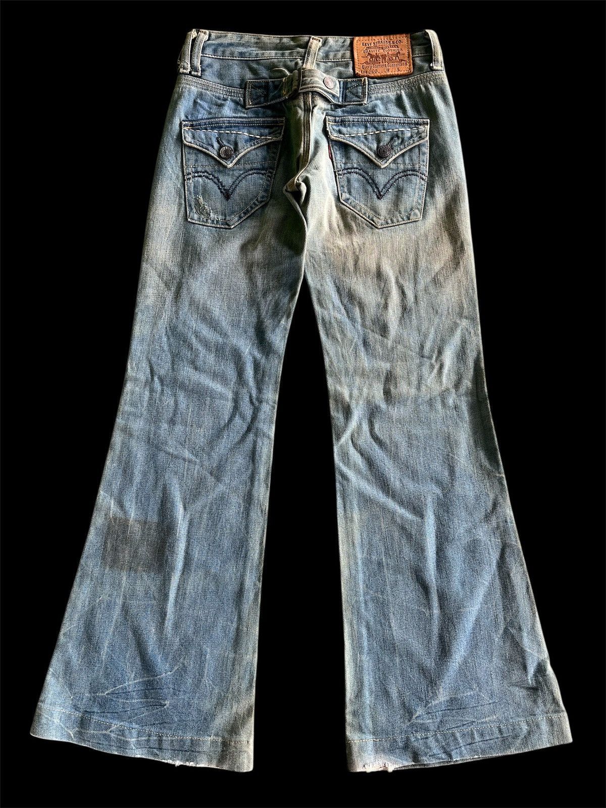 Hysteric Glamour × Levi's × Vintage Flare Distressed Levis Denim Size US 29 - 2 Thumbnail