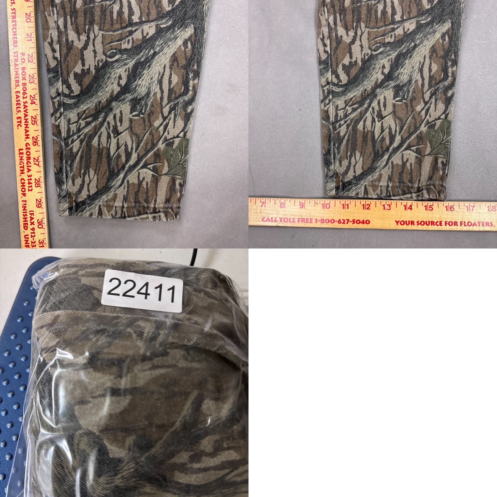 Vintage VINTAGE Mossy Oak Pants Mens 26x30 Cargo Denim Hunting Camo Streetwear Size US 29 - 9 Thumbnail