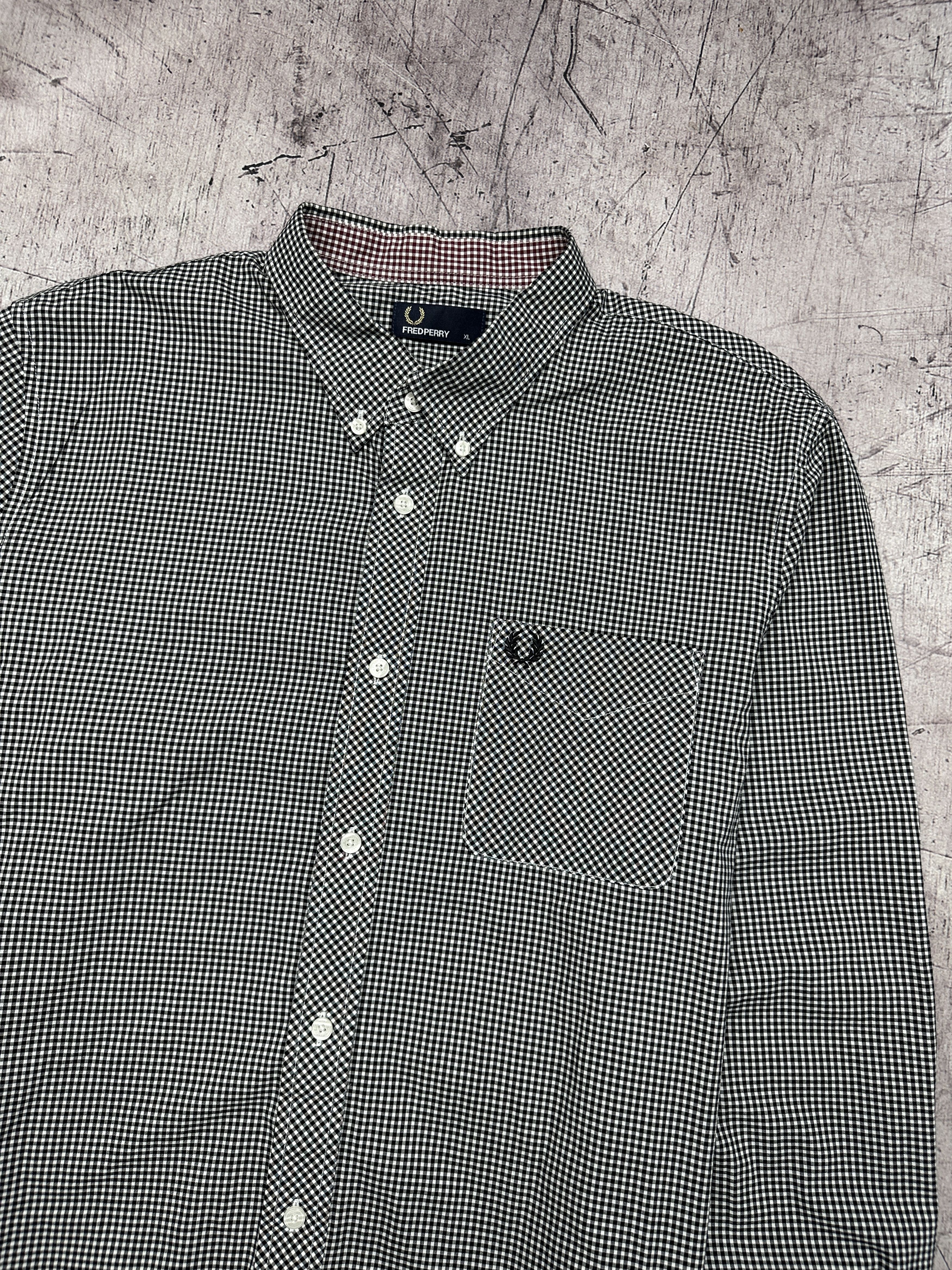 Fred Perry Fred Perry Mens Long Sleeve Shirt Size US XL / EU 56 / 4 - 2 Thumbnail