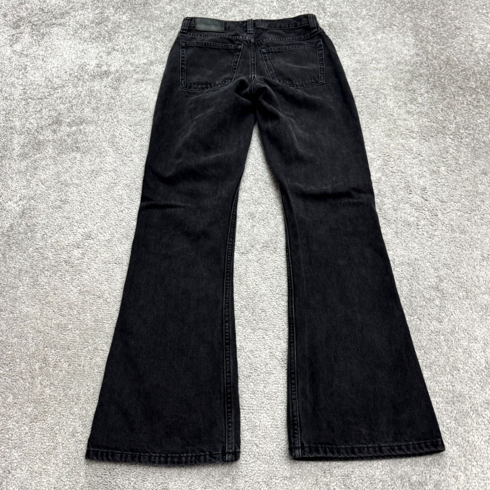 Everlane Everlane The Slouch Bootcut Denim Jeans Womens 23 Black Mid Rise Cotton Blend Jeans Slim Bootcut City Streetwear Size 40" / US 18 - 2 Thumbnail
