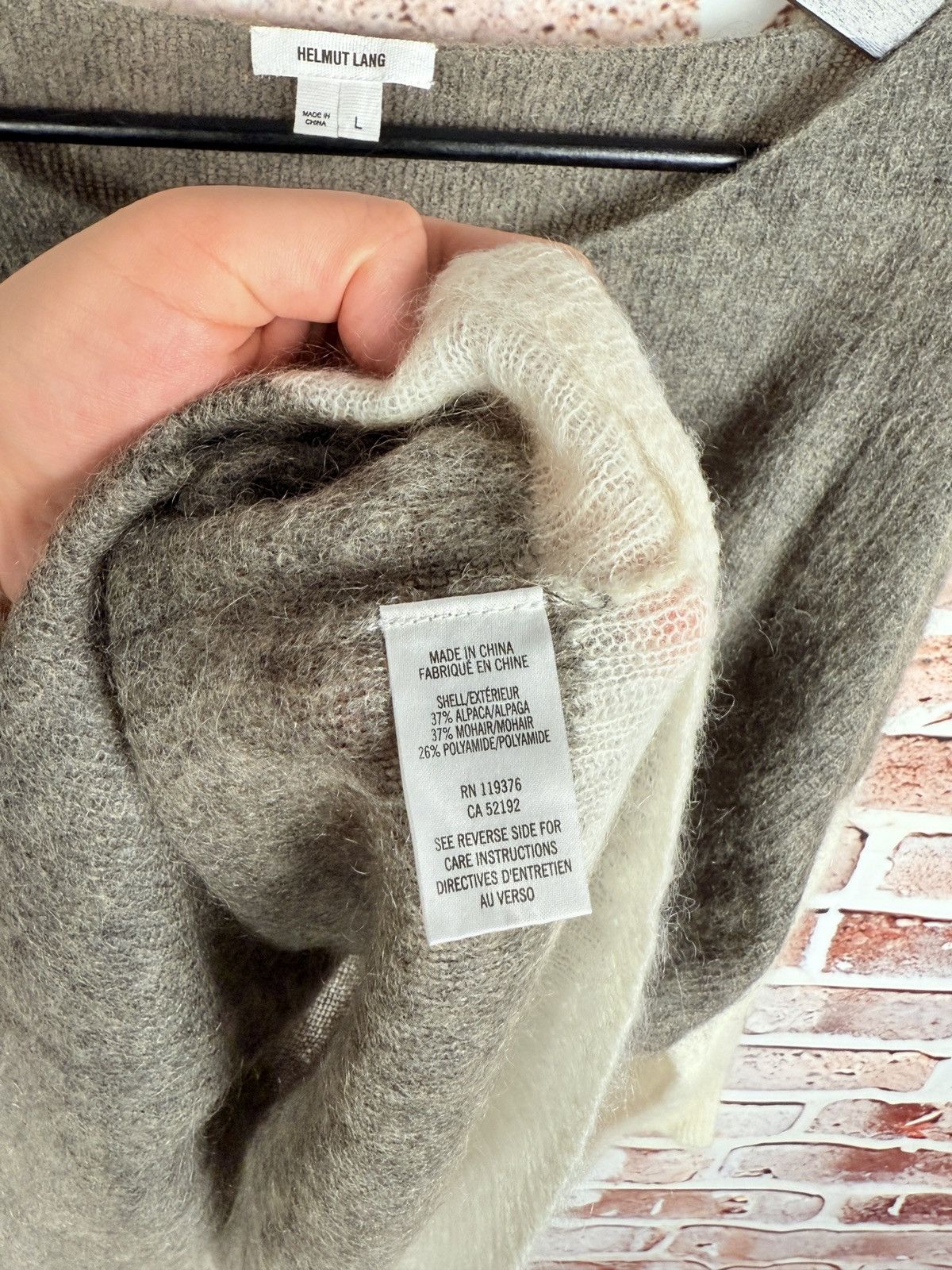 Helmut Lang Very rare helmut lang oversize mohair sweater Size L / US 10 / IT 46 - 7 Thumbnail