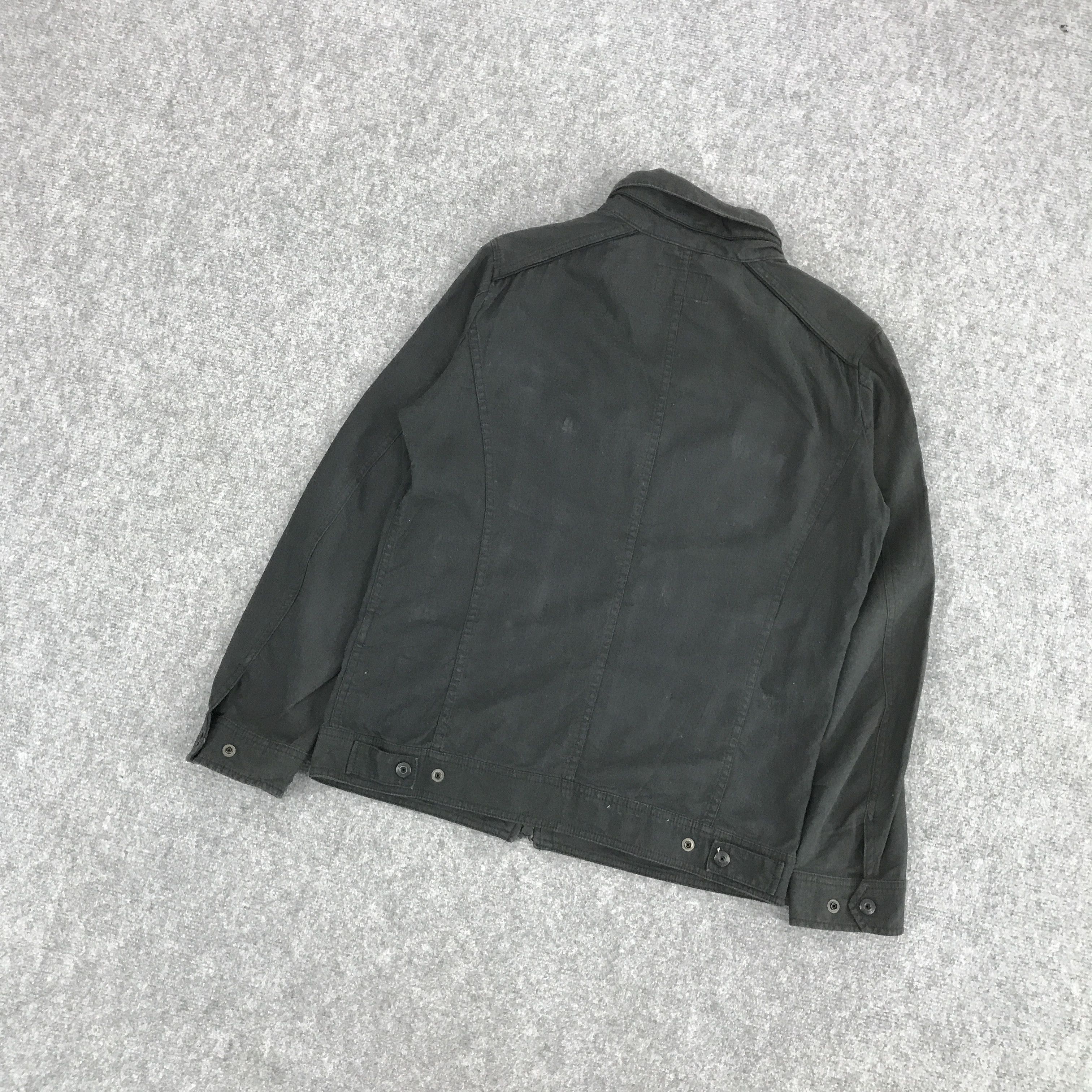 If Six Was Nine × Japanese Brand × Mossimo JAPAN PUNK MOSSIMO BLACK FADED ZIPPER JACKET Size US M / EU 48-50 / 2 - 4 Thumbnail
