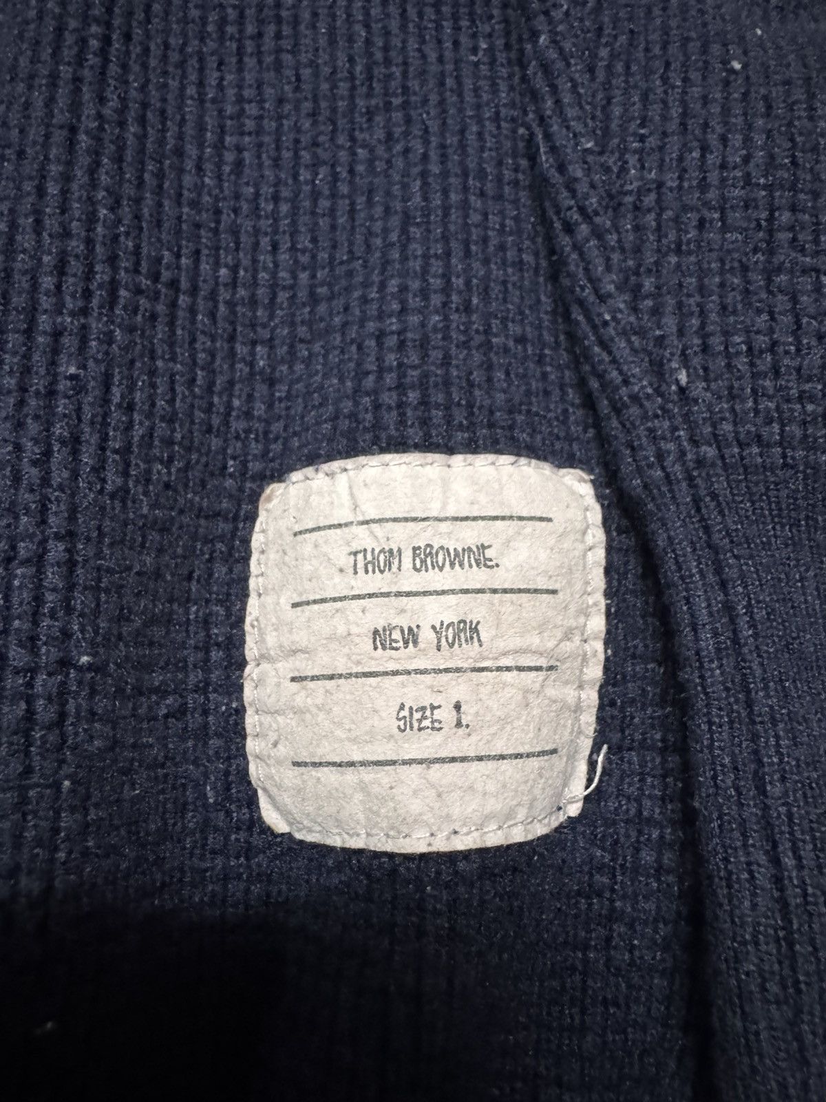 Thom Browne THOM BROWNE WAFFLE JUMPER KNITWEAR SWEATSHIRT SIZE 1 Size US S / EU 44-46 / 1 - 12 Thumbnail