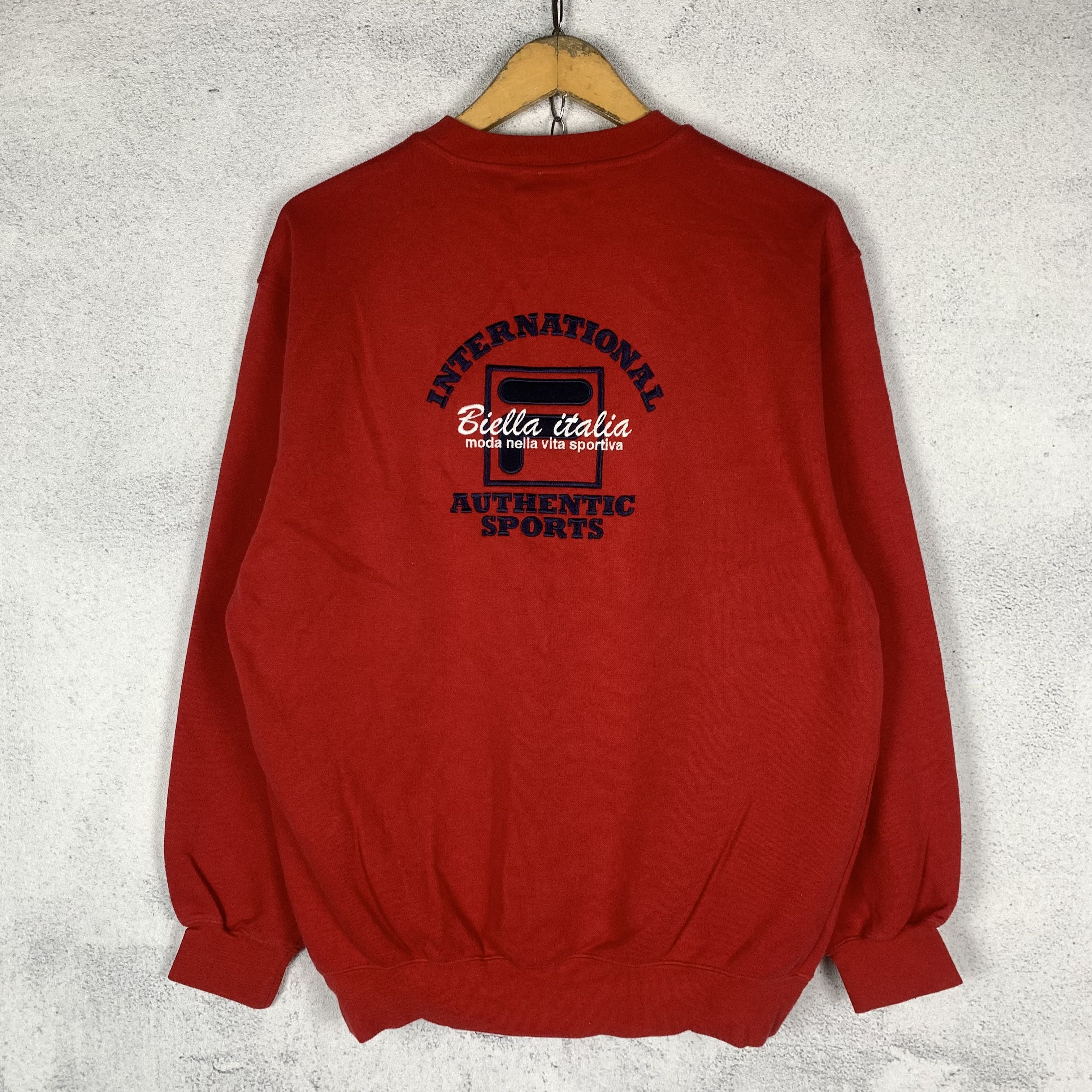 Fila Fila Sweatshirt Crewneck Size US L / EU 52-54 / 3 - 1 Thumbnail