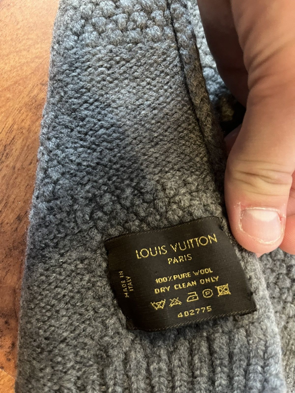 Louis Vuitton louis vuitton scarf 100% wool Size ONE SIZE - 3 Thumbnail