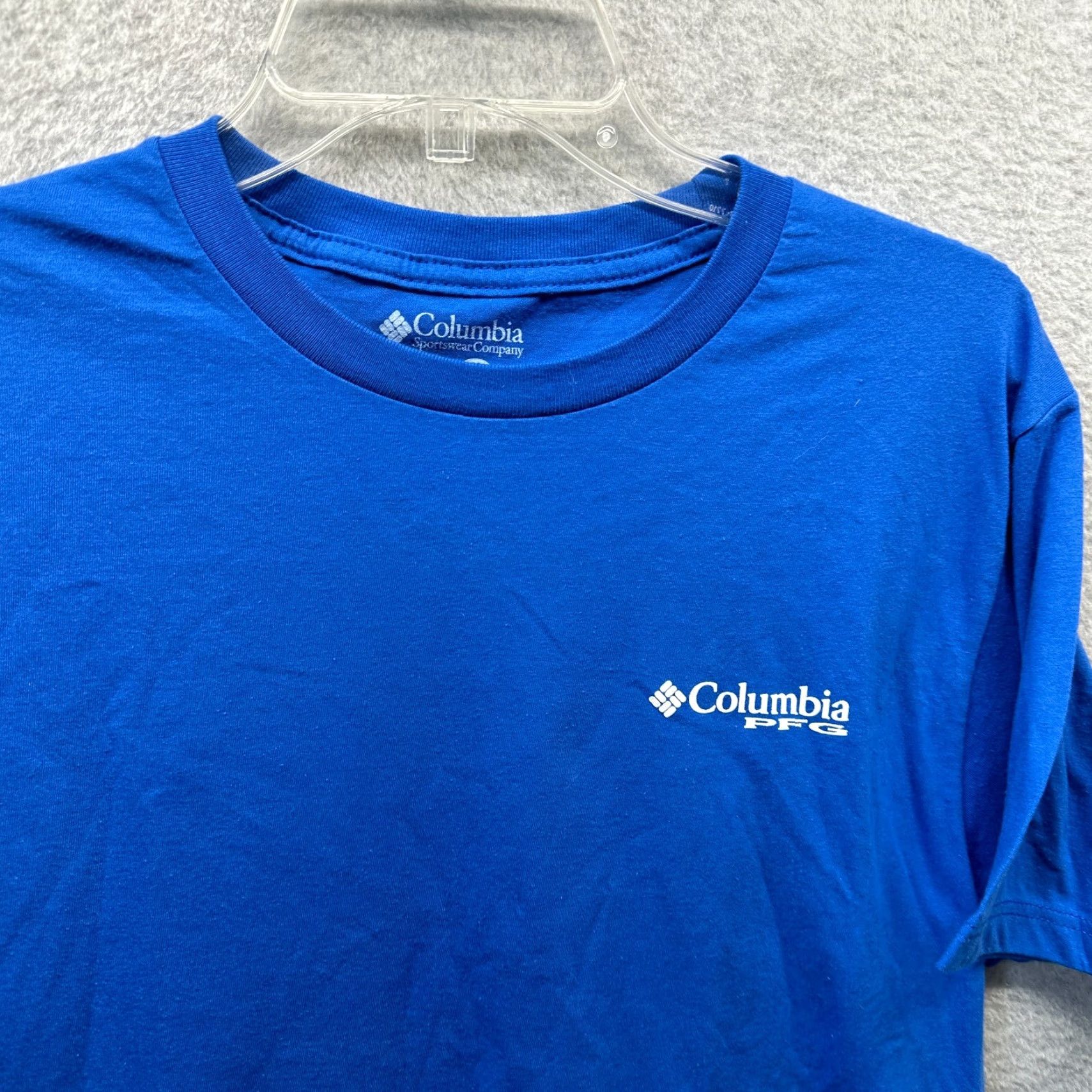 Vintage Columbia Shirt Adult Medium Blue PFG Outdoors Hiking Fishing Tee Casual Mens Shirt Size US M / EU 48-50 / 2 - 2 Thumbnail