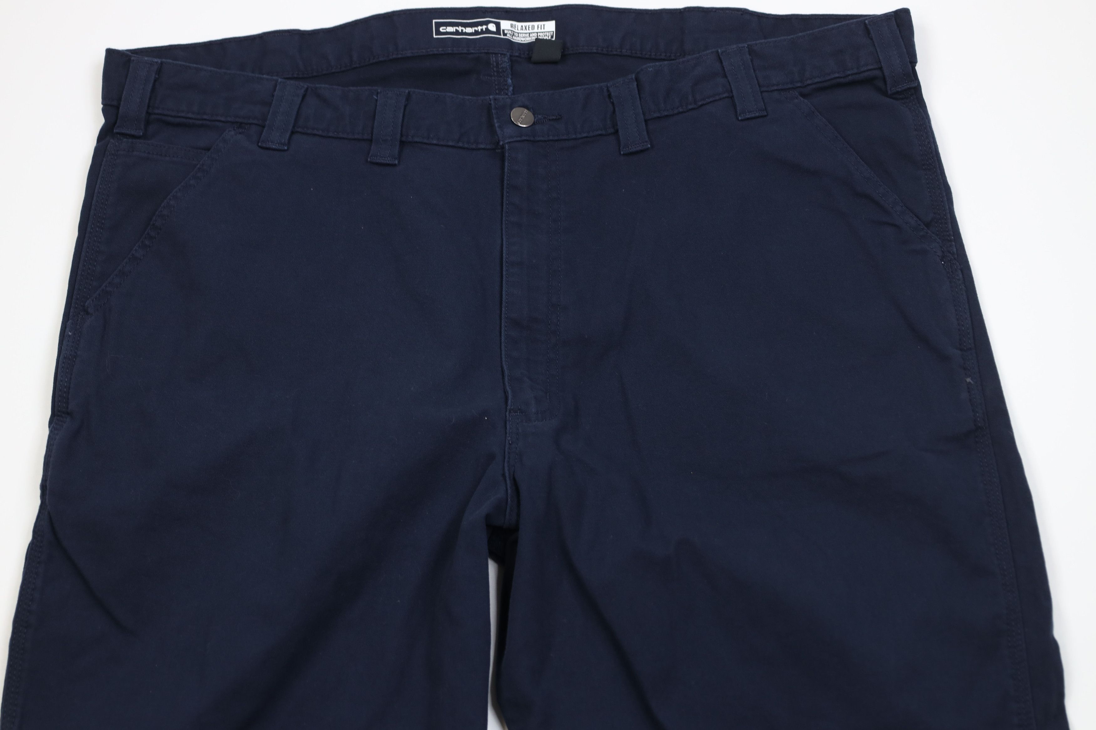 Carhartt Deadstock Vintage Y2K Carhartt Fit Wide Leg Dungaree Pants Size US 44 / EU 60 - 2 Thumbnail