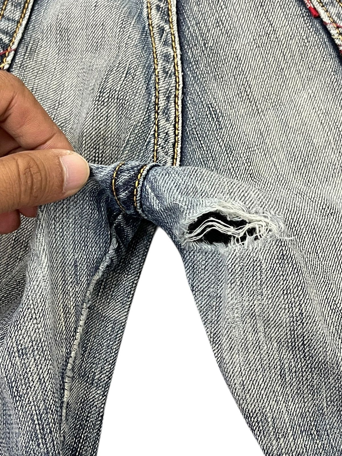 Hysteric Glamour Flare Jeans Edwin Distress amiri margiela goa cdg dior 4🟦1 Size US 33 - 8 Thumbnail