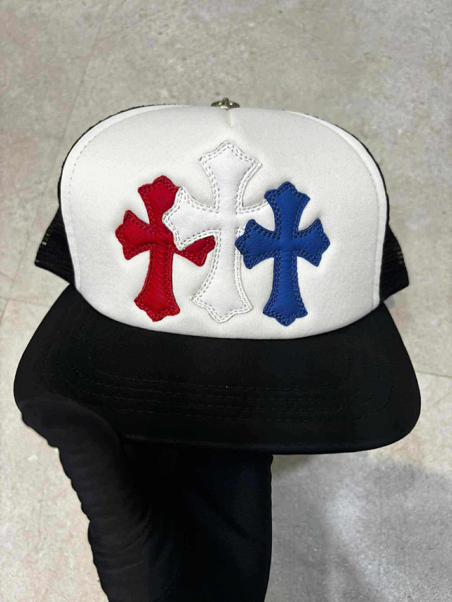 Chrome Hearts Chrome hearts hat trucker king taco red/white/blue Size ONE SIZE - 7 Thumbnail