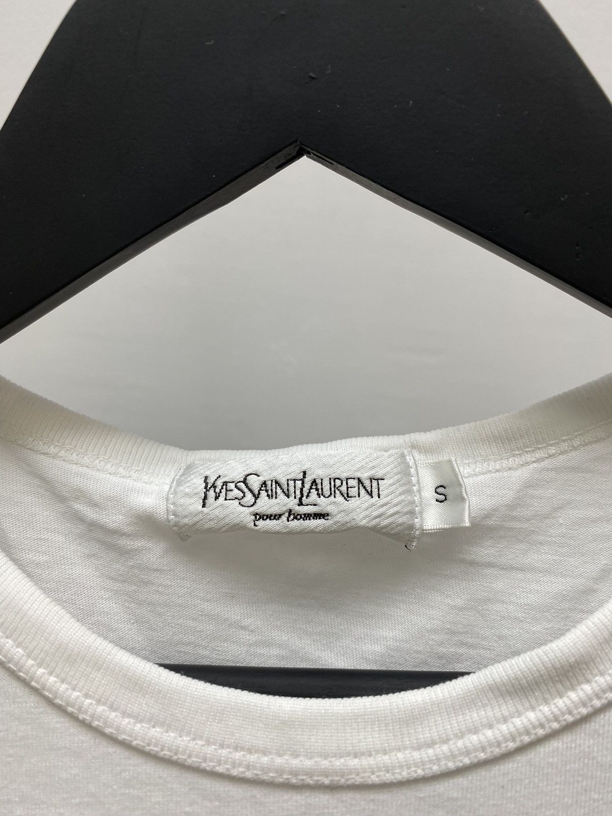 Yves Saint Laurent Yves Saint Laurent Small Logo T-shirt YSL White Men’s S Size US S / EU 44-46 / 1 - 13 Thumbnail