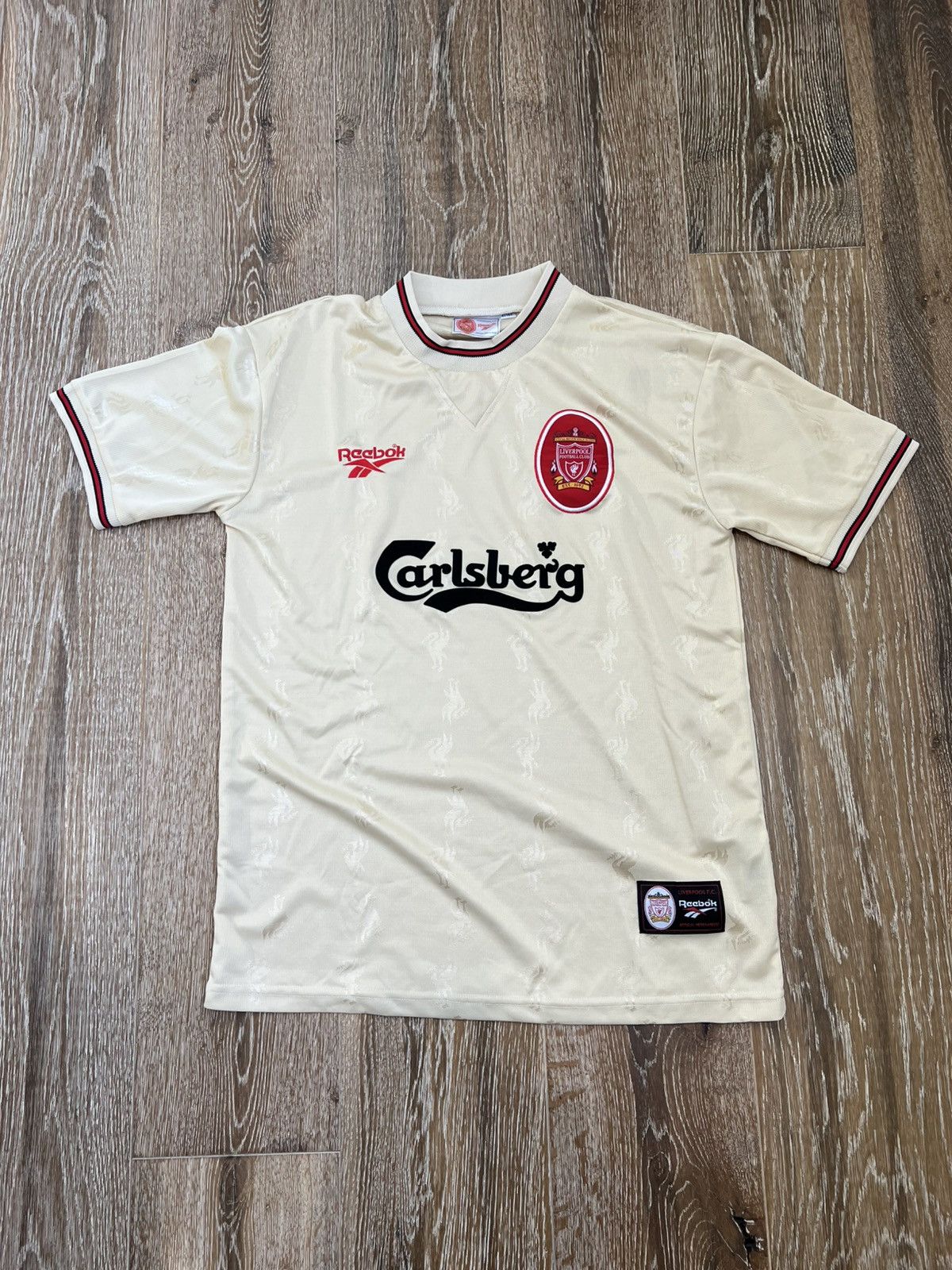 Vintage Vintage 1996 Reebok Liverpool soccer kit jersey Size US L / EU 52-54 / 3 - 1 Thumbnail