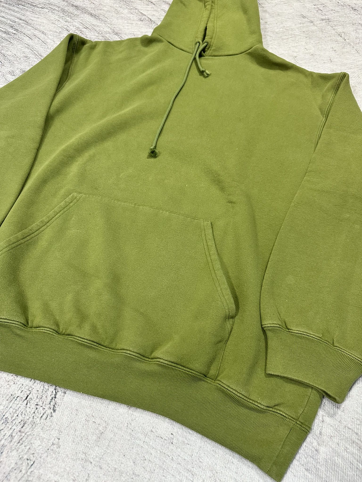 Balenciaga Balenciaga Sweatshirt Back Logo Print Army Green Hoodie Size US M / EU 48-50 / 2 - 11 Thumbnail