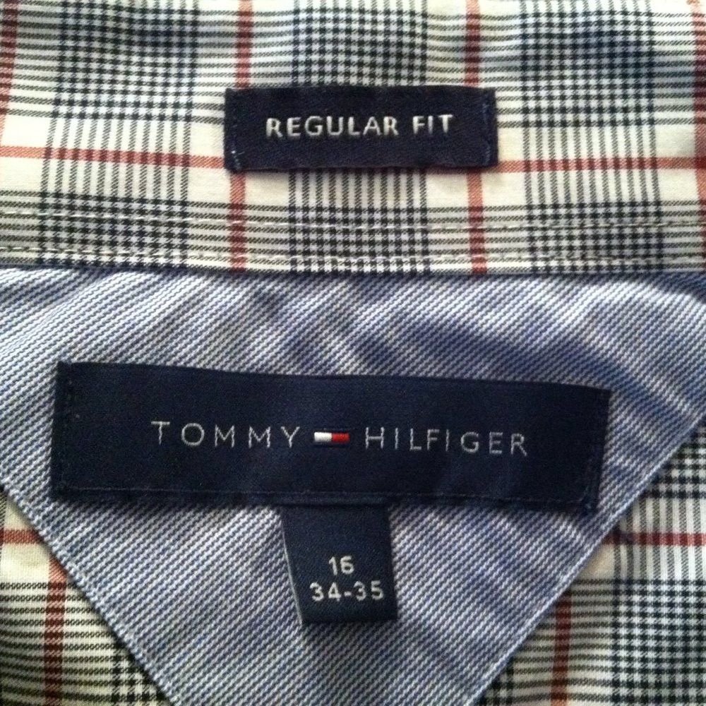 Tommy Hilfiger TOMMY HILFIGER MENS NEW GRAY 100%COTTON DRESS SHIRT 16/34-35 Size US L / EU 52-54 / 3 - 5 Thumbnail
