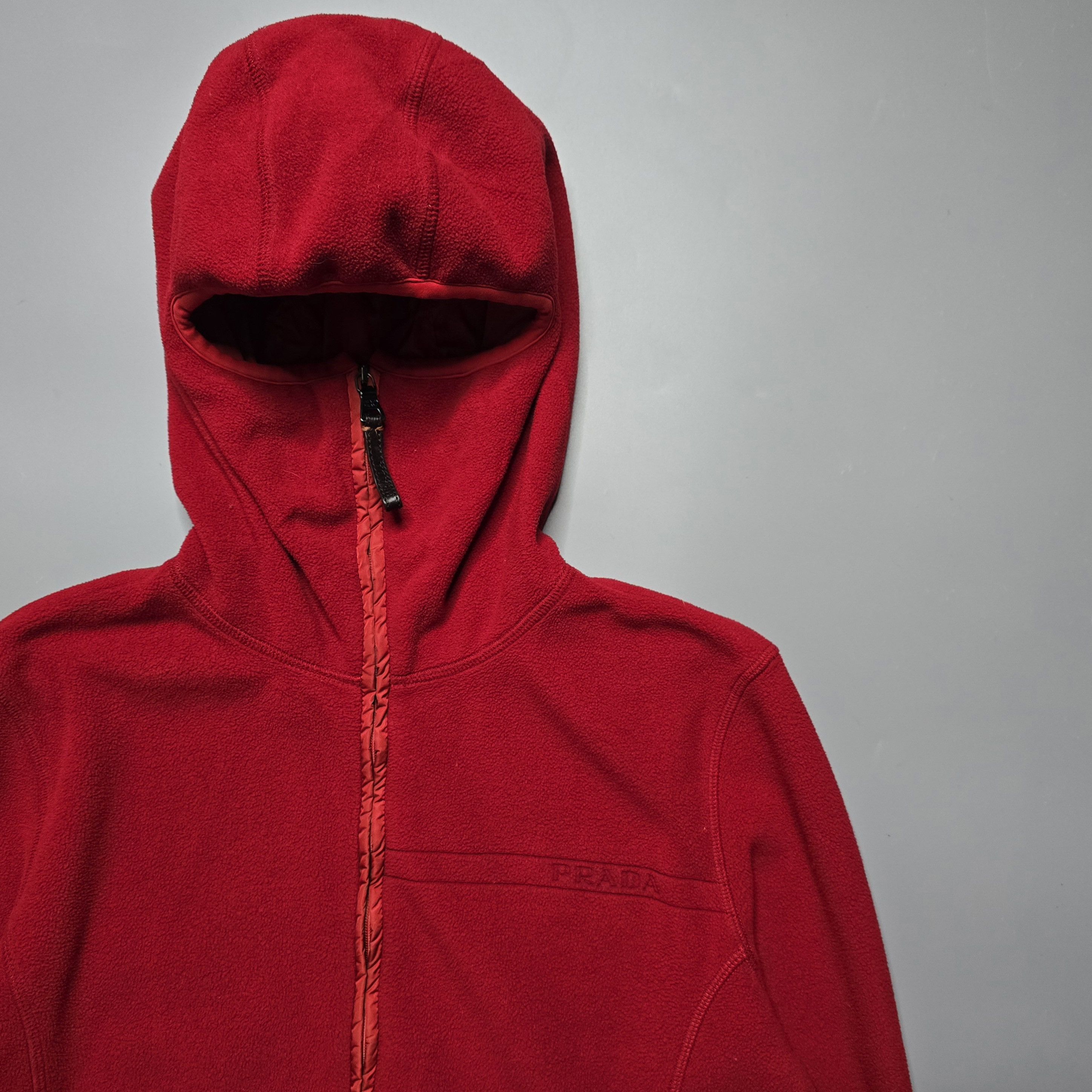 Prada Prada Sport - S/S 2000 Balaclava Fleece Hoodie Size M / US 6-8 / IT 42-44 - 4 Thumbnail
