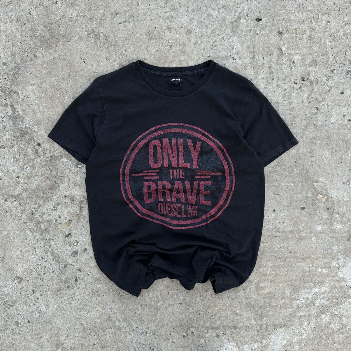 Diesel Vintage Japanese Style Adult Diesel Only The Brave Big Logo Size US M / EU 48-50 / 2 - 1 Thumbnail