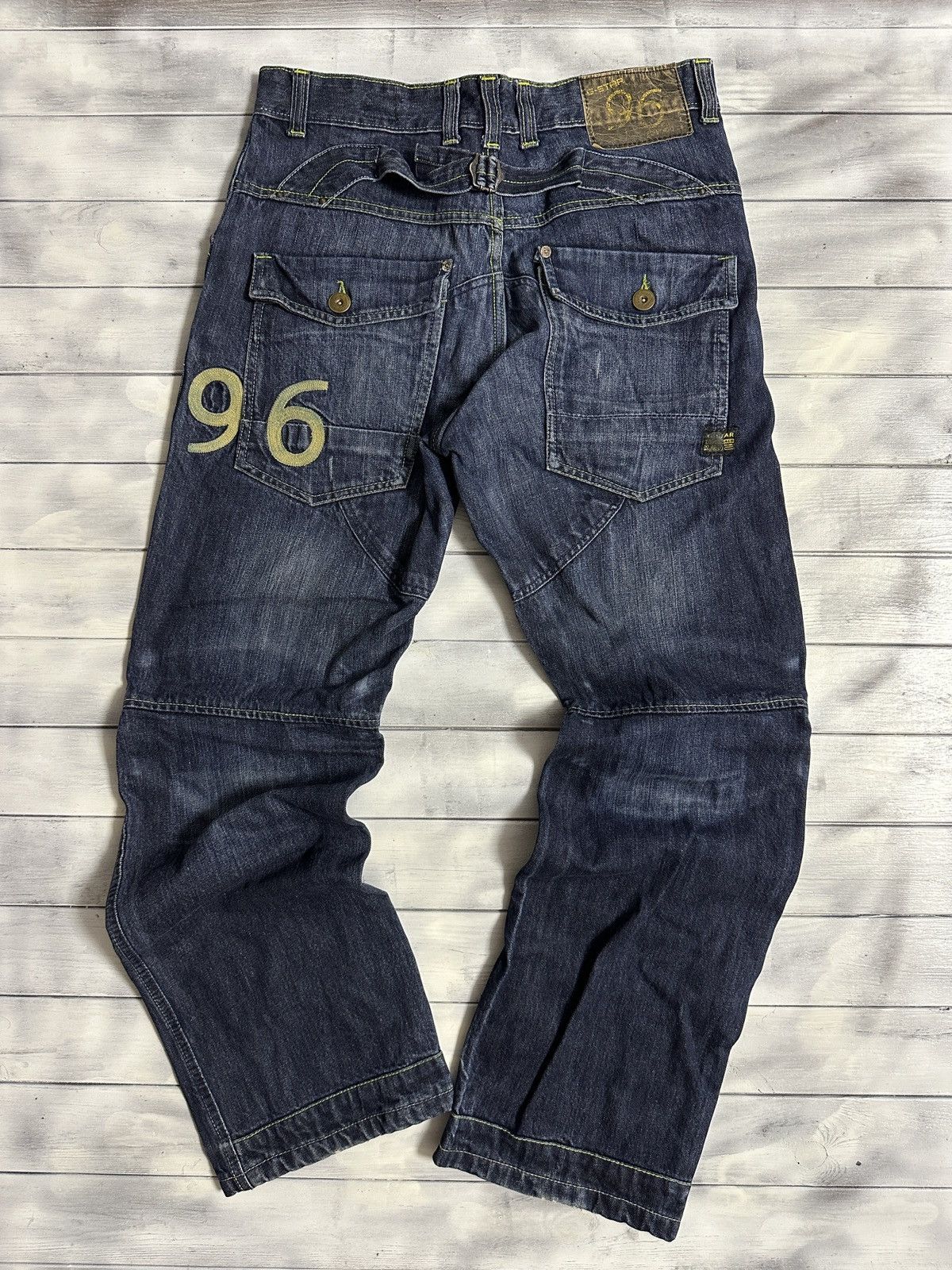 Rare Vintage Jeans G-Star Raw 96 Denim Pants Avant-Garde Y2K