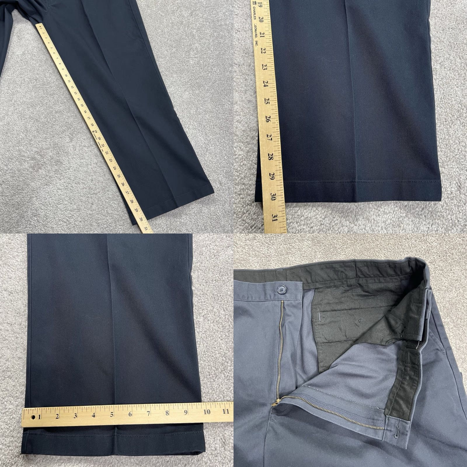 Vintage VINTAGE? No. LL Bean Pants Mens 44x30 Navy Blue Wrinkle Free Cotton Chino NWT LL Bean Double L Chino Regular Straight Navy Blue Mens 44x30 Pants Size US 44 / EU 60 - 10 Thumbnail