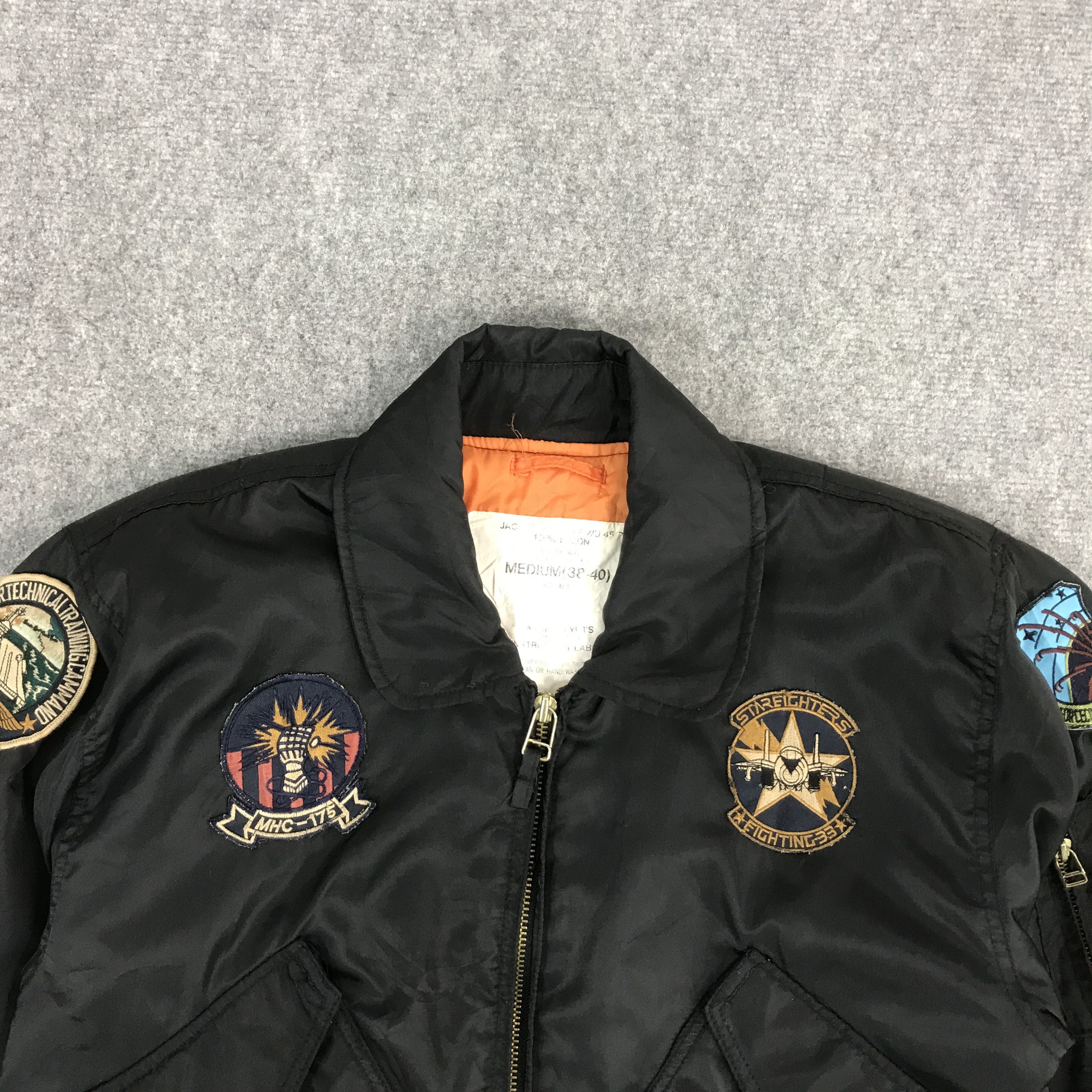Japanese Brand MEAL COMBAT INDIVIDUAL MA-1 BOMBER JACKET Size US M / EU 48-50 / 2 - 3 Thumbnail