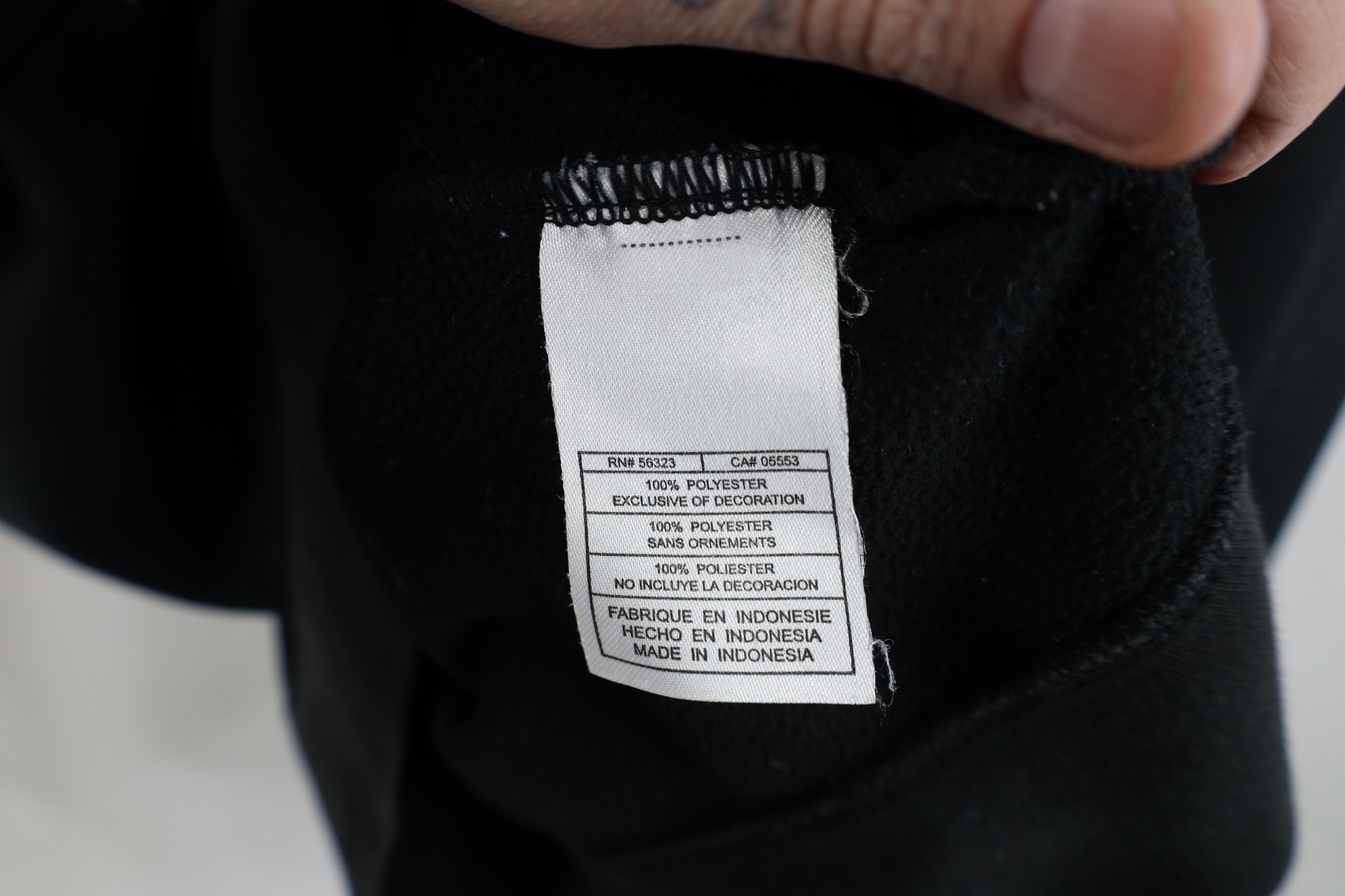 Nike Vintage Nike Scott Mini Swoosh Detroit Lacrosse Hoodie Black Size US M / EU 48-50 / 2 - 9 Thumbnail