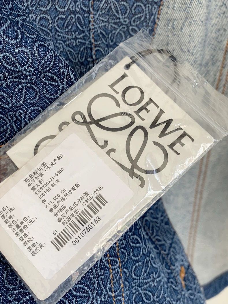 Loewe Loewe Full-print button denim jacket Size XXS / US 00 / IT 34 - 9 Thumbnail