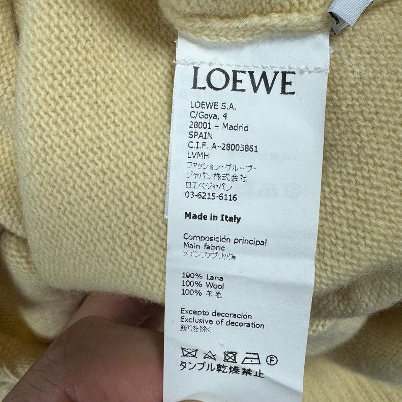 Loewe LOEWE Knitted embroidered logo sweater Size L / US 10 / IT 46 - 5 Thumbnail