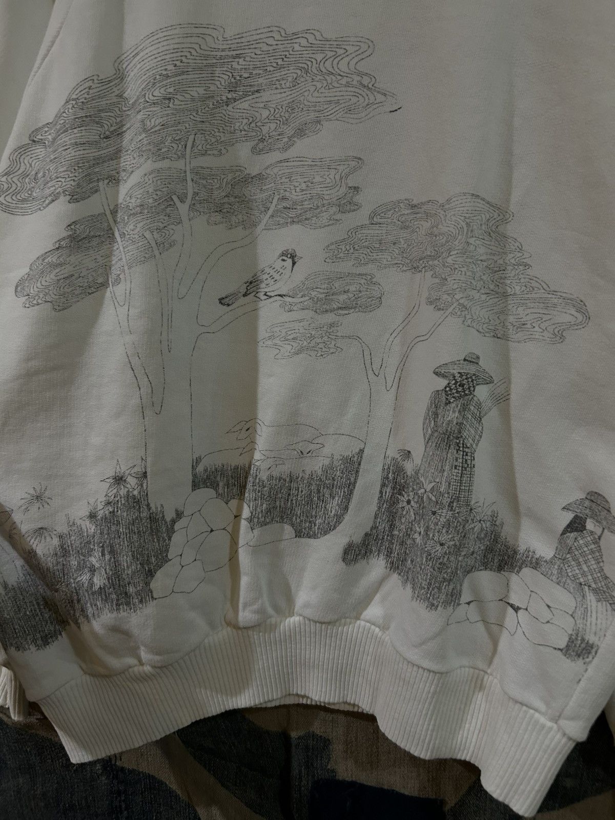 Vintage Nature Crewneck Forest Birds Vintage T Shirt 90s Size US M / EU 48-50 / 2 - 5 Thumbnail