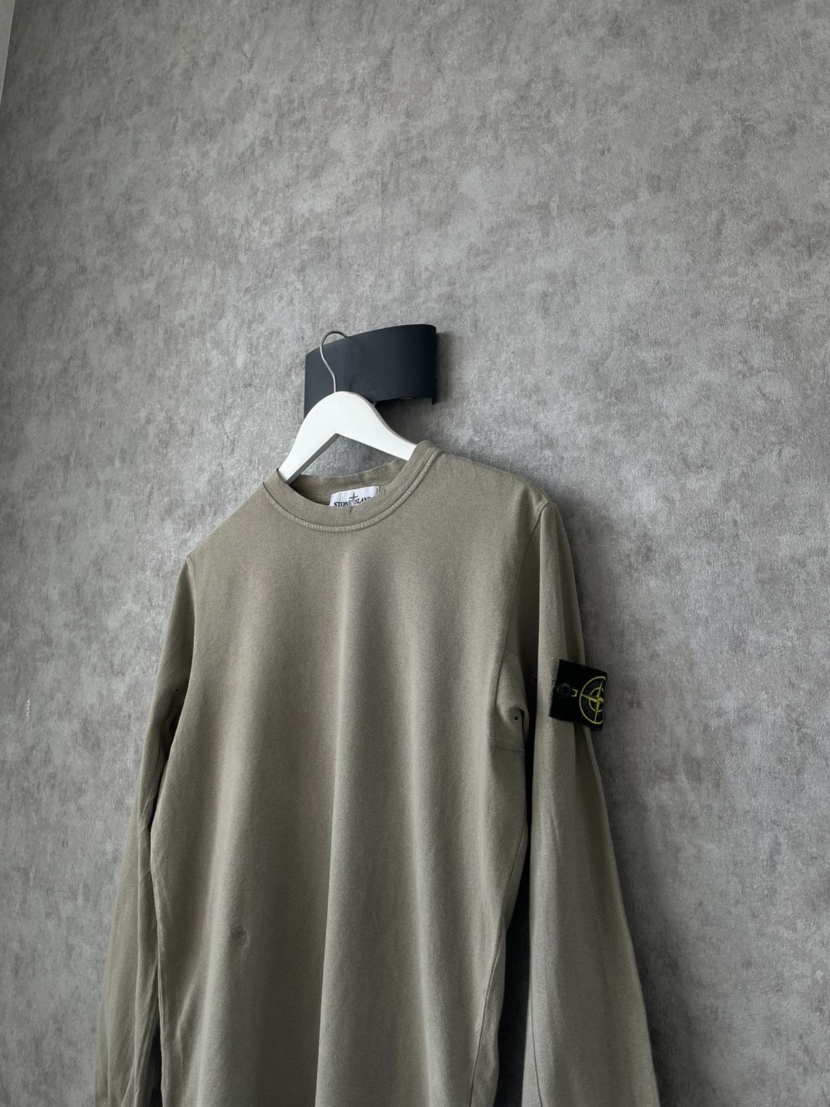 Massimo Osti Stone island khaki long sleeve Size US S / EU 44-46 / 1 - 1 Thumbnail