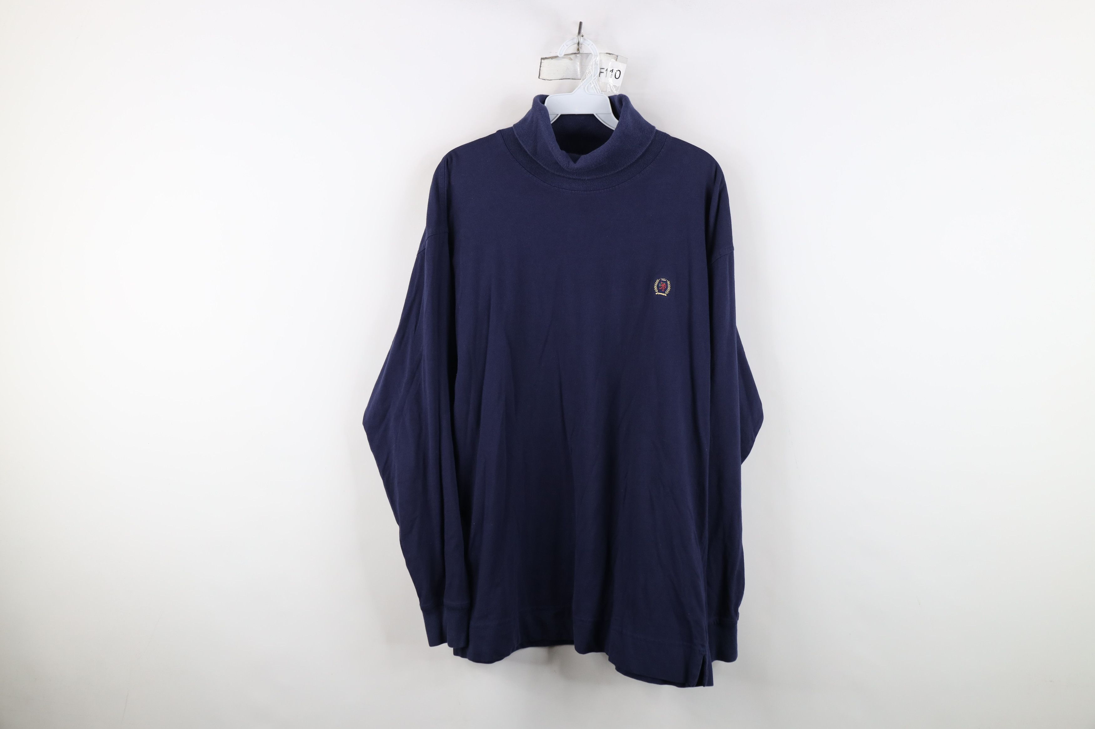 Tommy Hilfiger Vintage 90s Tommy Hilfiger Long Sleeve Turtleneck T-Shirt Size US M / EU 48-50 / 2 - 1 Thumbnail