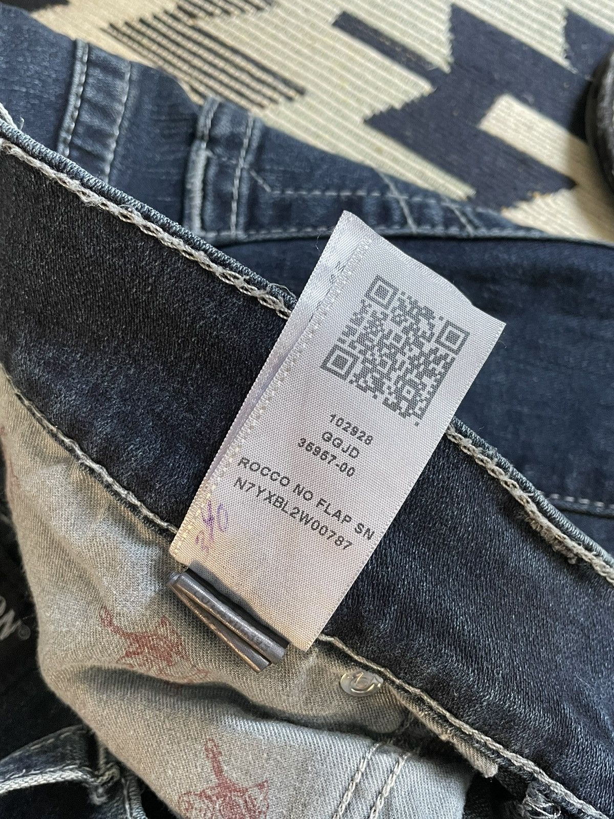 Jean × True Religion True Religion Rocco Y2K Denim Jeans Size US 34 / EU 50 - 15 Thumbnail