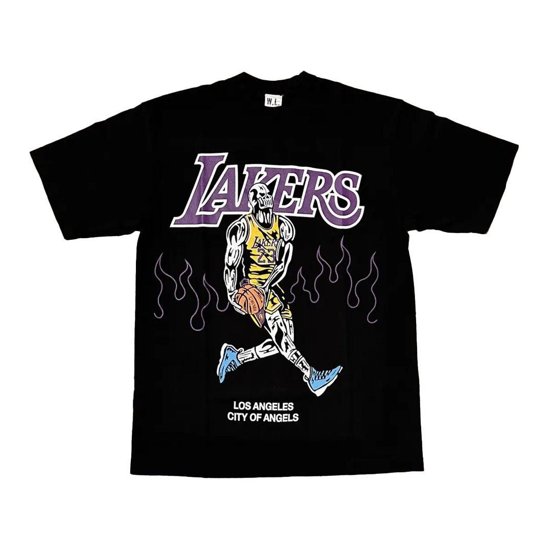 Warren Lotas Lakers Lebron Flames Tee Black Size US M / EU 48-50 / 2 - 1 Thumbnail