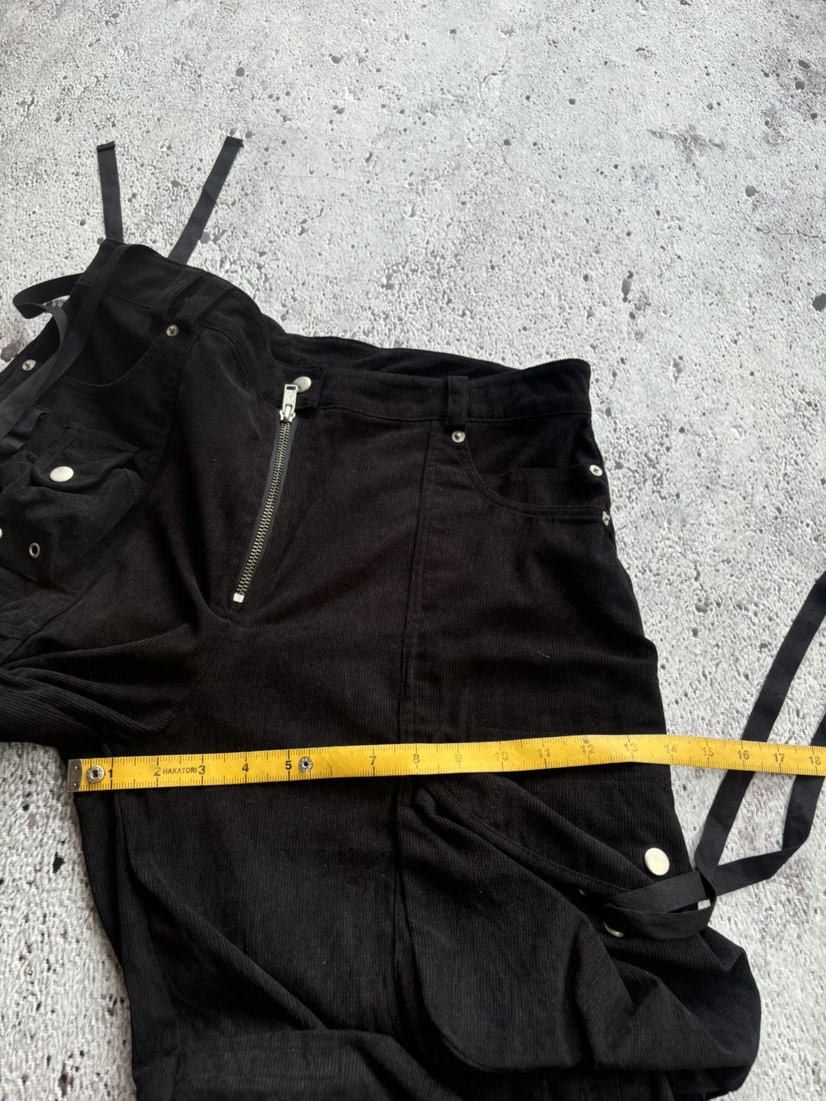 Hysteric Glamour 2000's Nache black cargo wide leg pants Lgb style Size US 32 / EU 48 - 11 Thumbnail