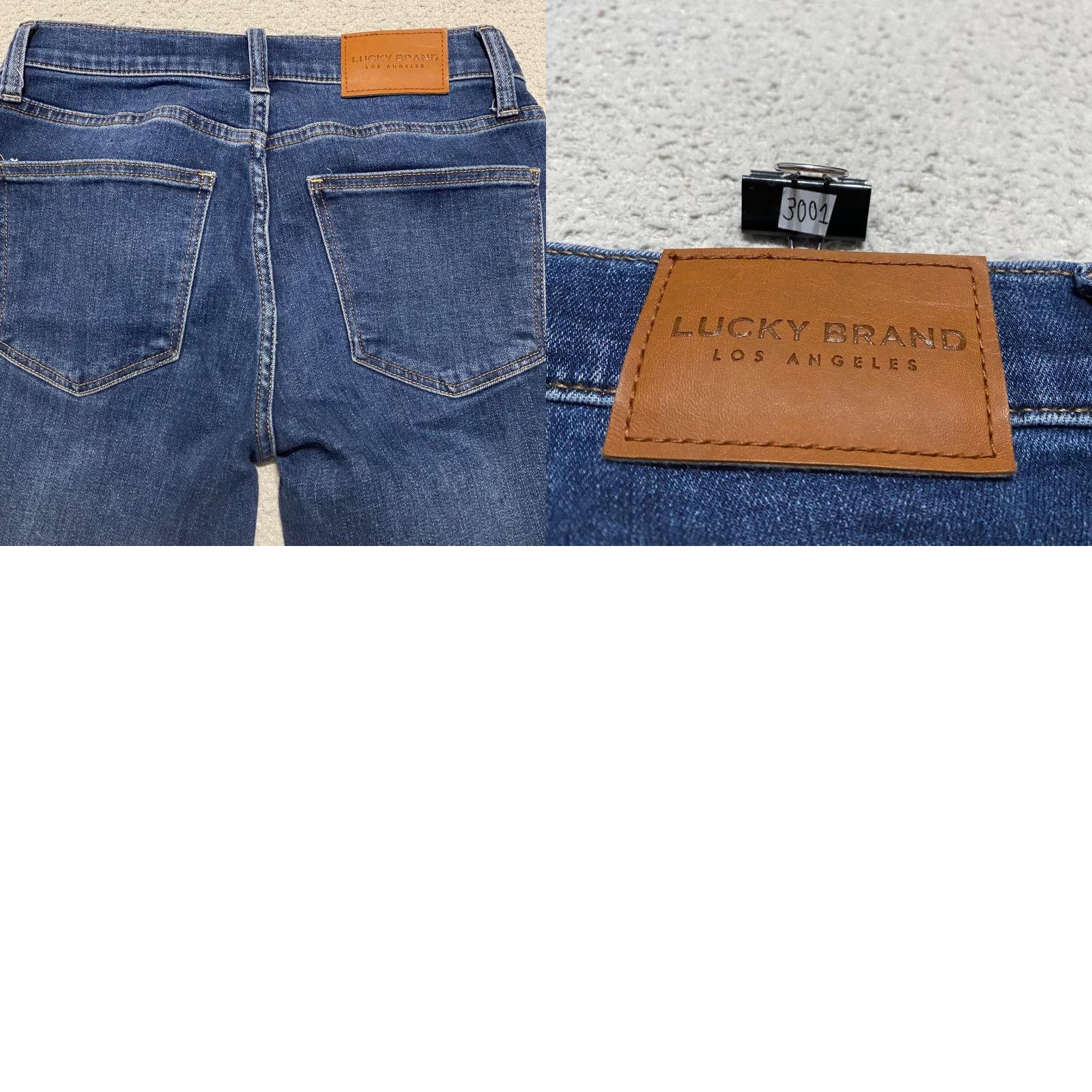 Lucky Brand Lucky Brand Jeans Womens Sz 6 Blue Denim Dark Wash Ava Skinny Mid Rise Size 28" / US 6 / IT 42 - 9 Thumbnail