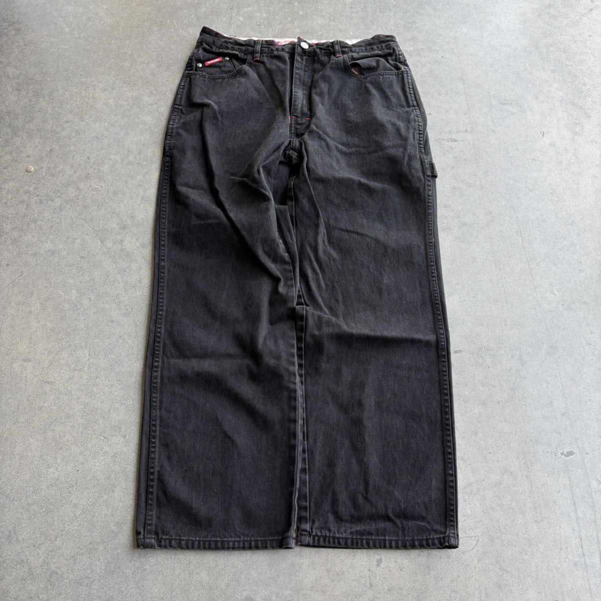 Ecko Unltd. Vintage Y2K Baggy Ecko Jeans Black Carpenter Pants 34x32 Size US 34 / EU 50 - 16 Thumbnail