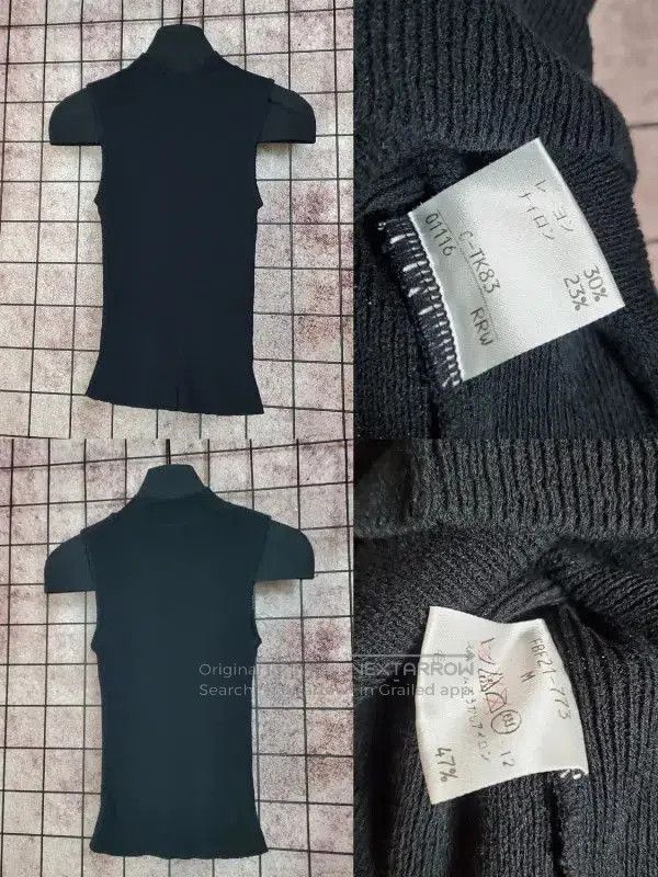 Burberry Burberry Black Wool Blend High Neck Knit Top. Size M / US 6-8 / IT 42-44 - 3 Thumbnail