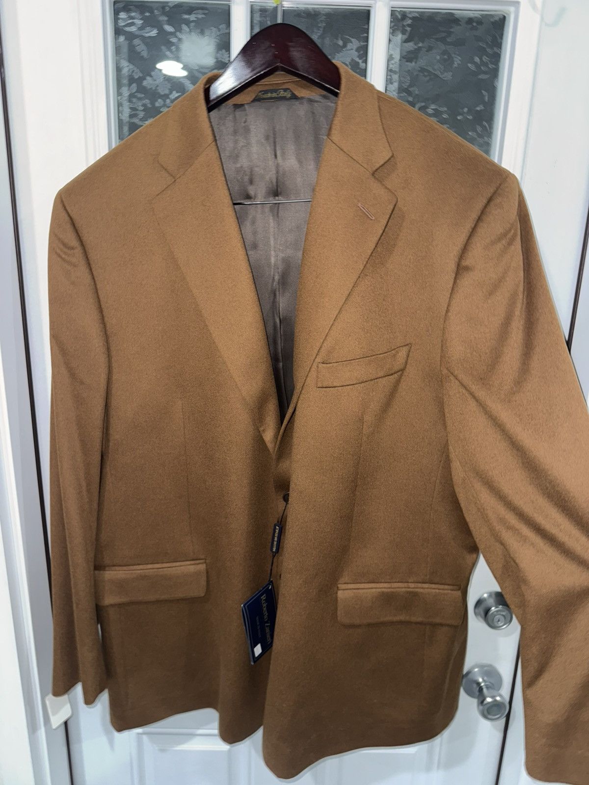 Other Roberto Zanieri Men's Brown Cashmere Blazer Jacket size 52R Size 52R - 1 Thumbnail
