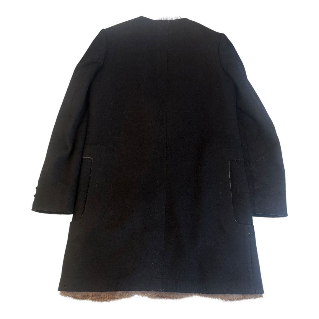 Undercover Undercover AW05 Arts & Crafts Felted Wool Rabbit Fur Jacket Size US XS / EU 42 / 0 - 3 Thumbnail