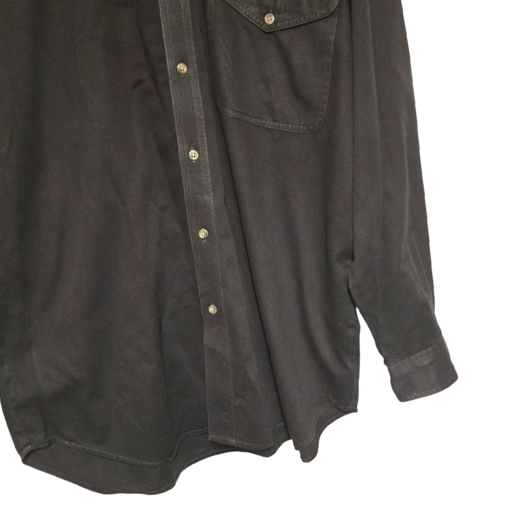 Vintage VINTAGE Brittania Button Up Shirt Western Men's M Black 100% Cotton Button-Up Collar Western Rocker 90s Mem Size US M / EU 48-50 / 2 - 4 Thumbnail
