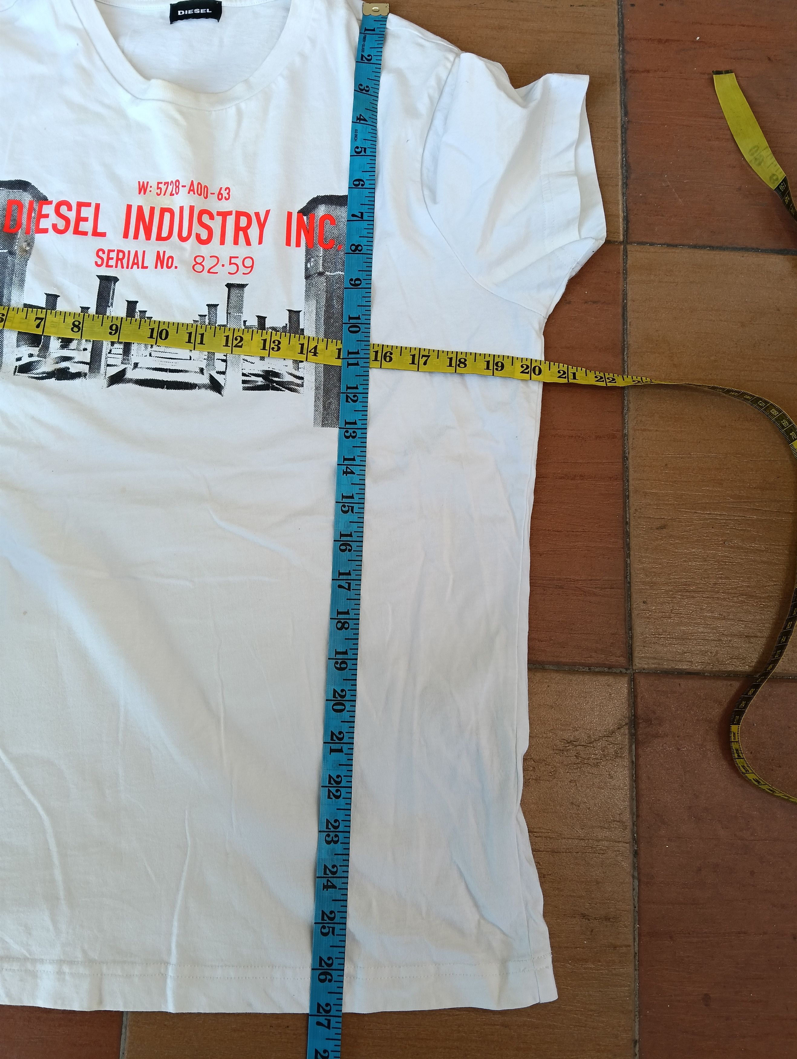 Diesel White t-shirts Diesel Industrial inc. Size US M / EU 48-50 / 2 - 6 Thumbnail