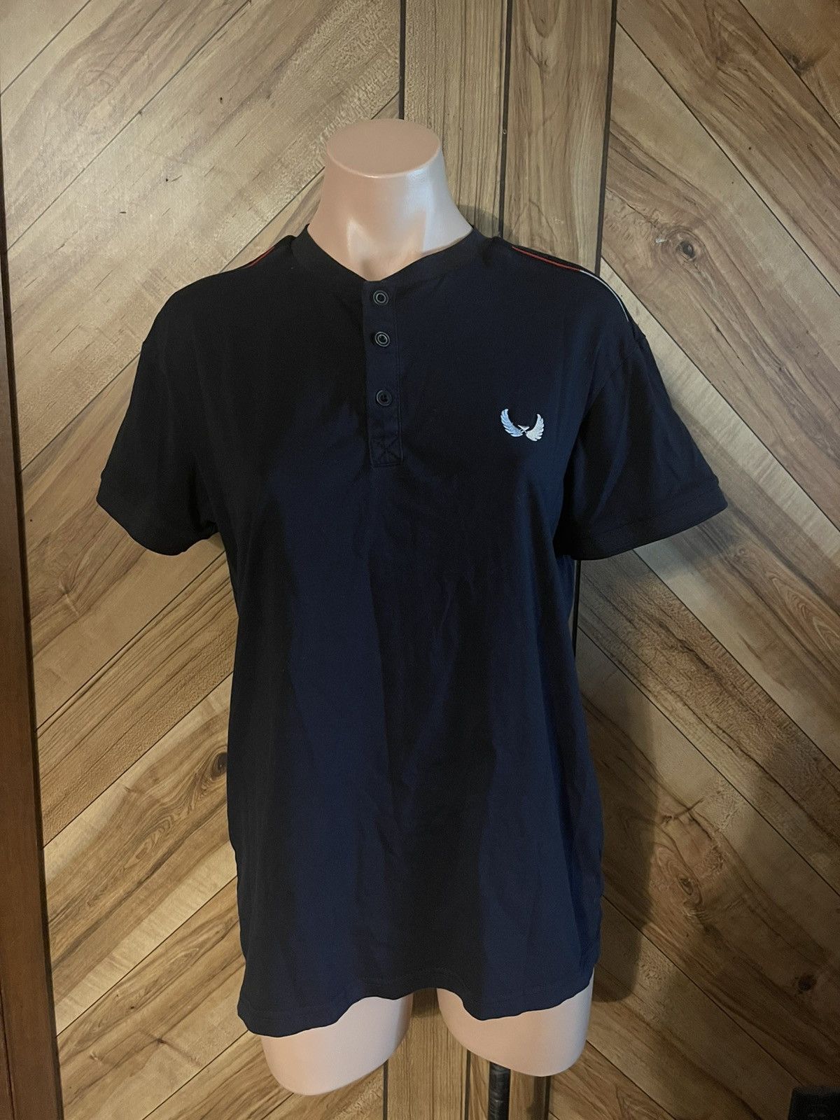 Other Nick Danger Medium Navy Blue V-Neck Short Sleeve T-Shirt Size US M / EU 48-50 / 2 - 2 Thumbnail
