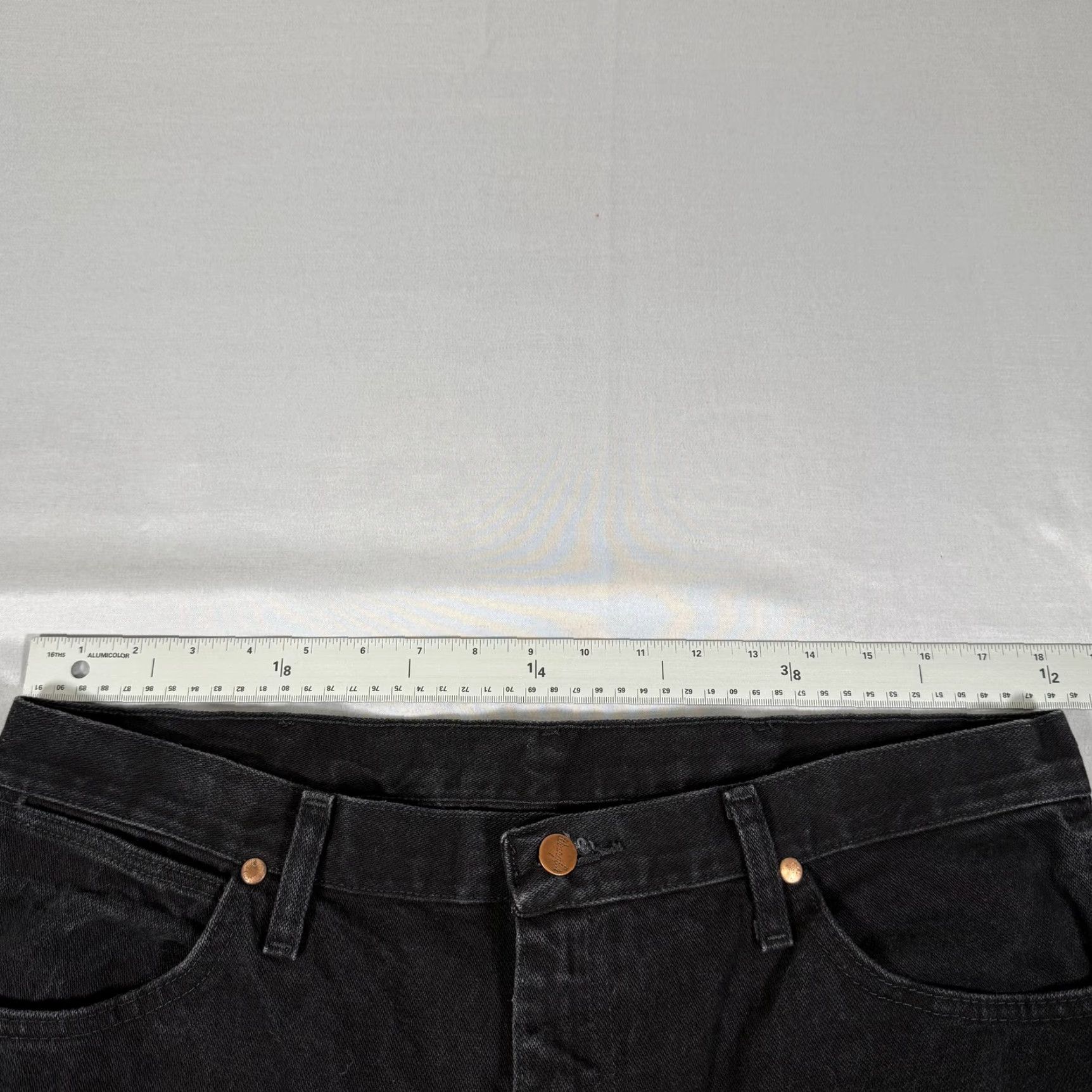 Wrangler Wrangler Jeans Men 36x34 Black 13MWZ Straight Fit Denim Pants Western Cowboy Cut Mens Size US 36 / EU 52 - 6 Thumbnail