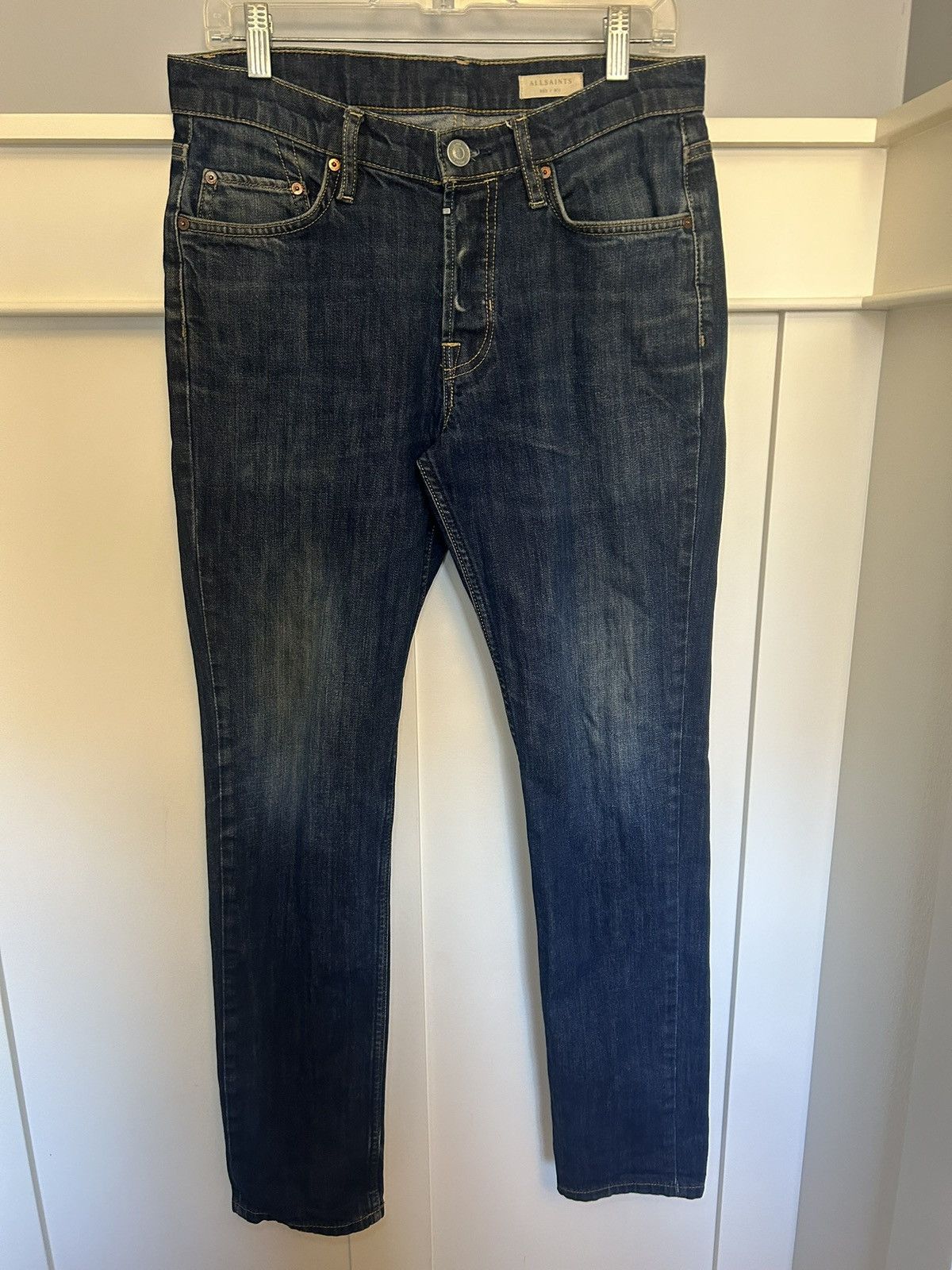 Allsaints All Saints faded blue jeans Size US 31 - 1 Thumbnail