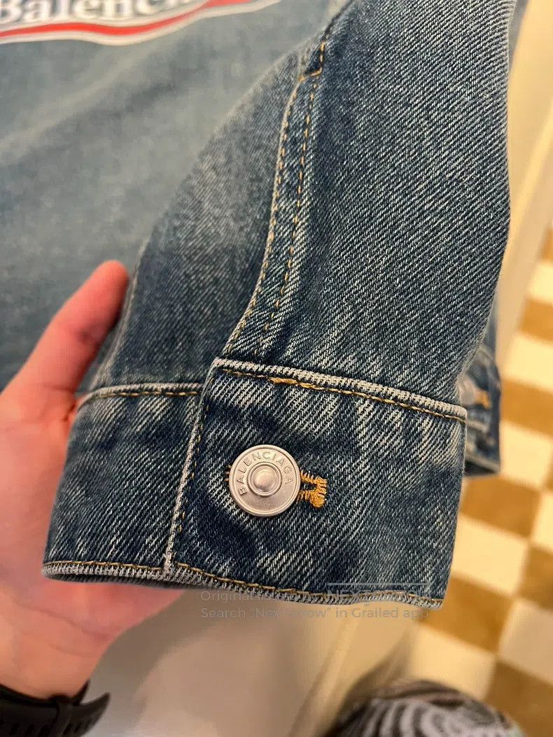 Balenciaga Balenciaga Coke denim jacket Size US M / EU 48-50 / 2 - 4 Thumbnail