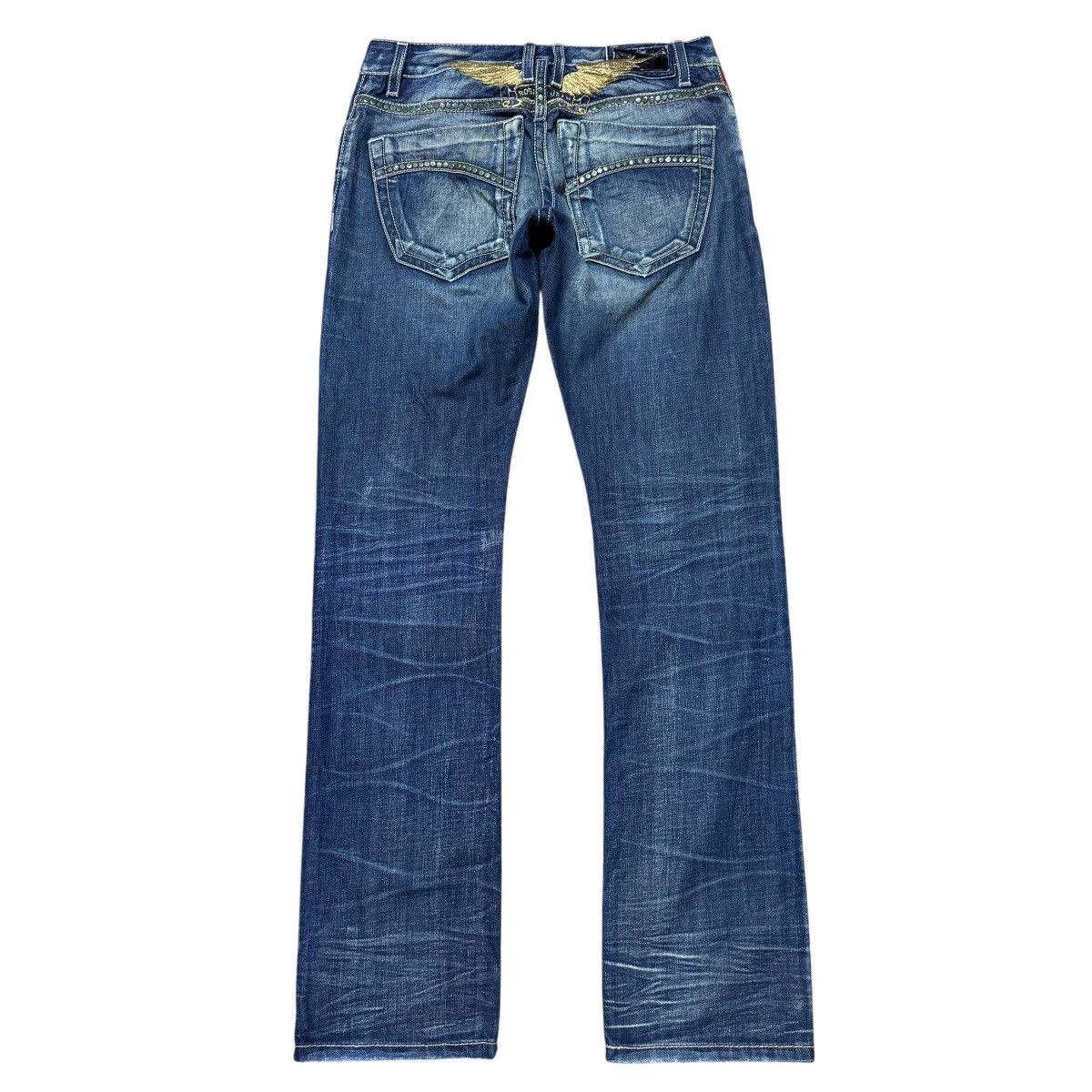 Robins Jeans Robins Jeans Denim Embroidery Jeans D5471GLD Size US 31 - 1 Thumbnail