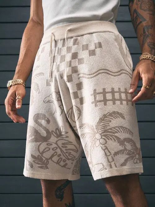 Jean × Vintage Summer Y2K Drip shorts Size US 36 / EU 52 - 4 Thumbnail