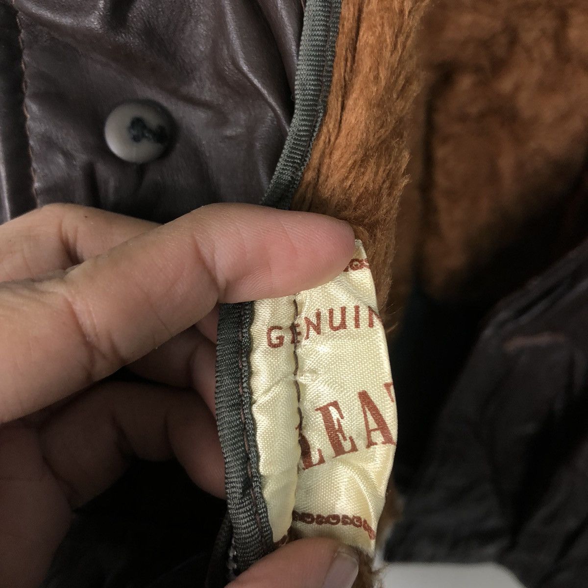Japanese Brand 📌Vintage Bomber Leather Jacket Blanket Issey Miyake Size US M / EU 48-50 / 2 - 19 Thumbnail