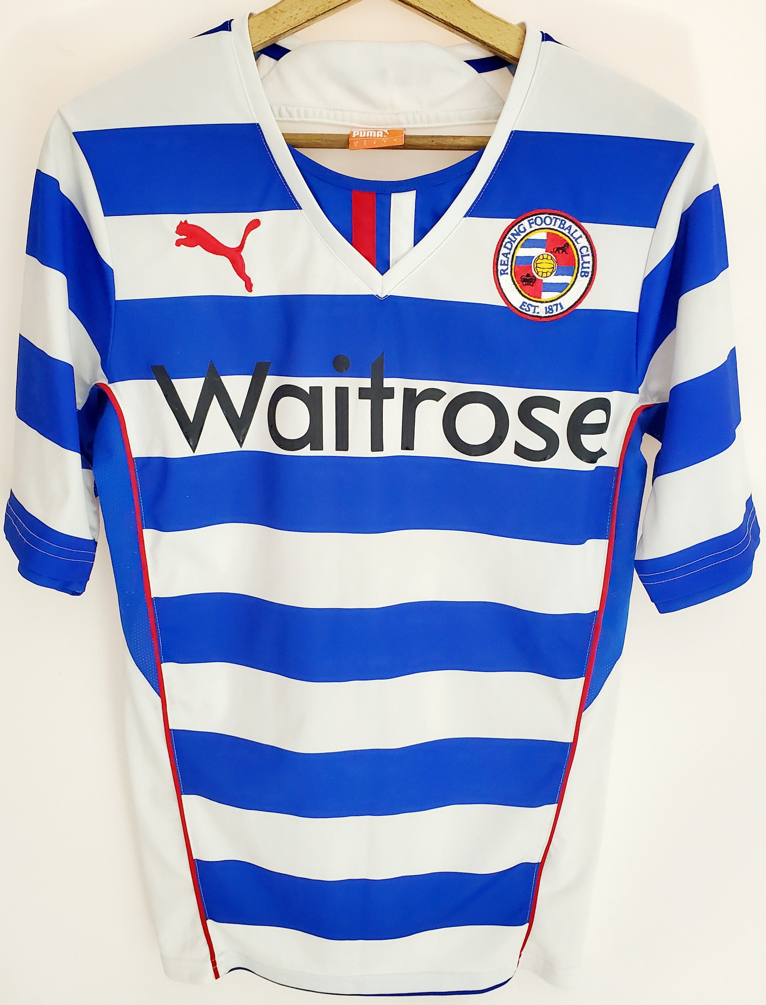 Puma READING PUMA 2013/2014 FOOTBALL SOCCER HOME JERSEY S Size US S / EU 44-46 / 1 - 1 Thumbnail